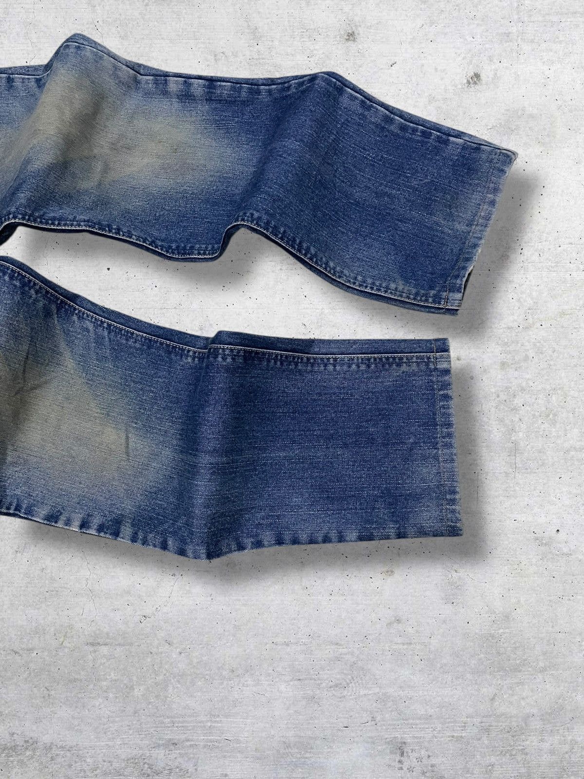 Edwin VINTAGE EDWIN DESIGNER 90S JAPAN MUDWASH DISTRESSED OG DENIM Size US 33 - 5 Thumbnail
