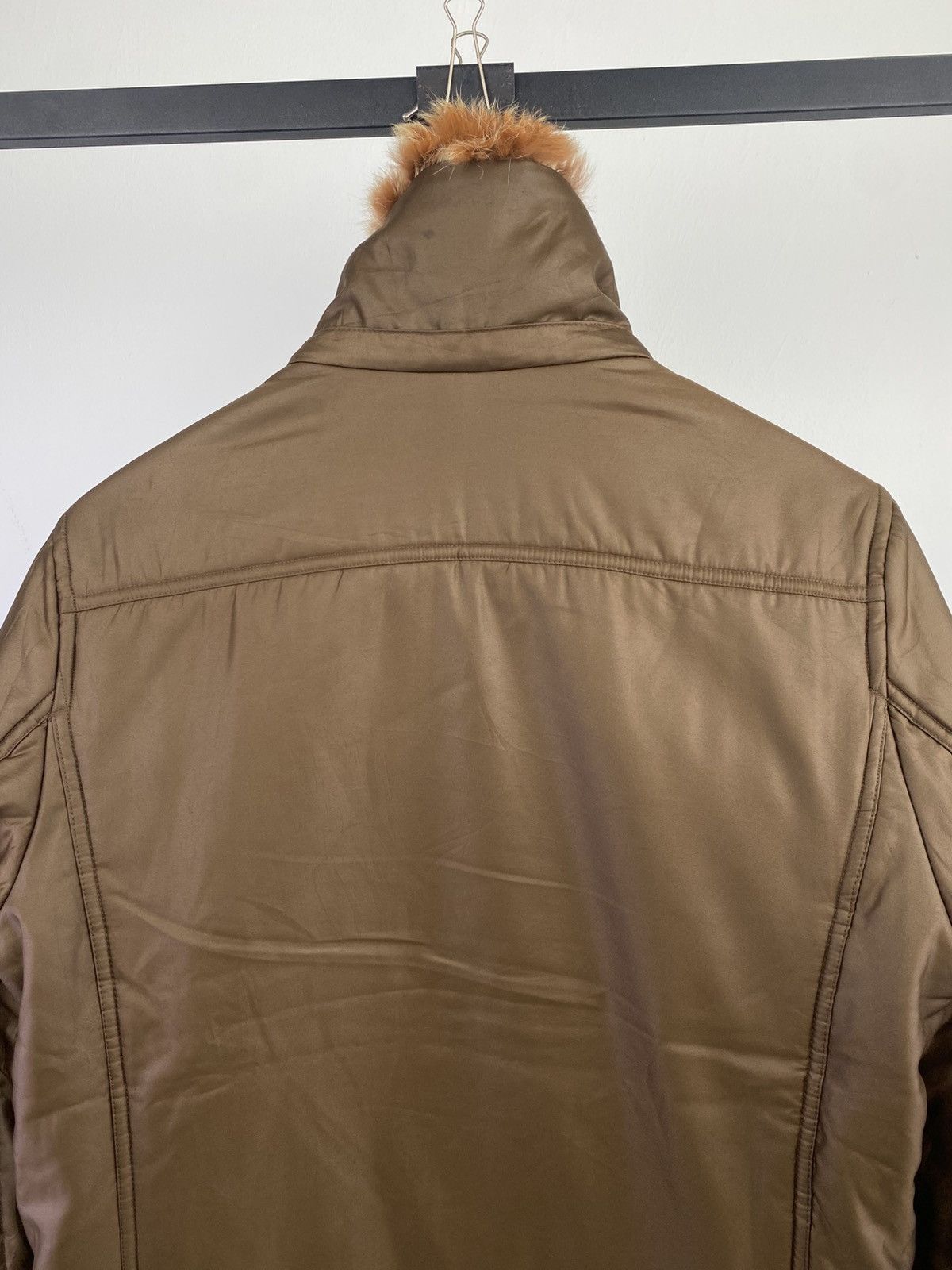 Japanese Brand 2000’s semanticdesign Fur Trimmed Collar Nylon Jacket Size US L / EU 52-54 / 3 - 7 Thumbnail