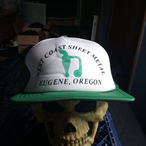 Other DS Vintage West Coast Sheet Metal Snap Trucker Hat Cap Size ONE SIZE - 1 Thumbnail