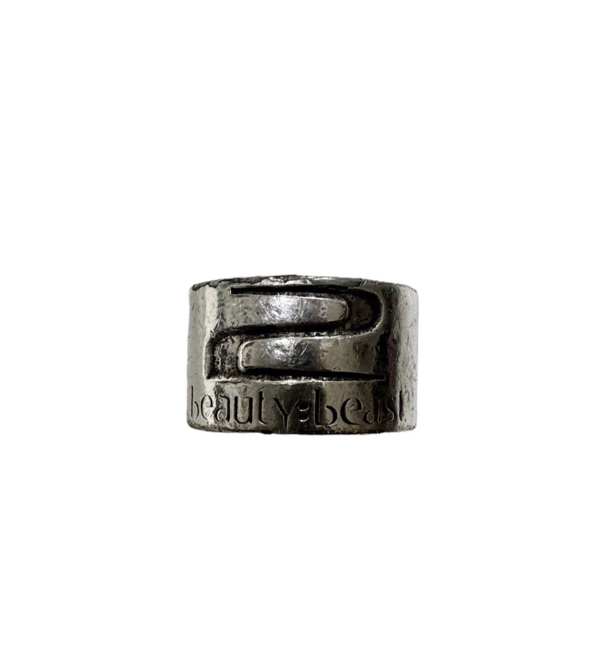 Beauty Beast Archive 1997 Beauty:Beast Silver Ring Size ONE SIZE - 5 Thumbnail