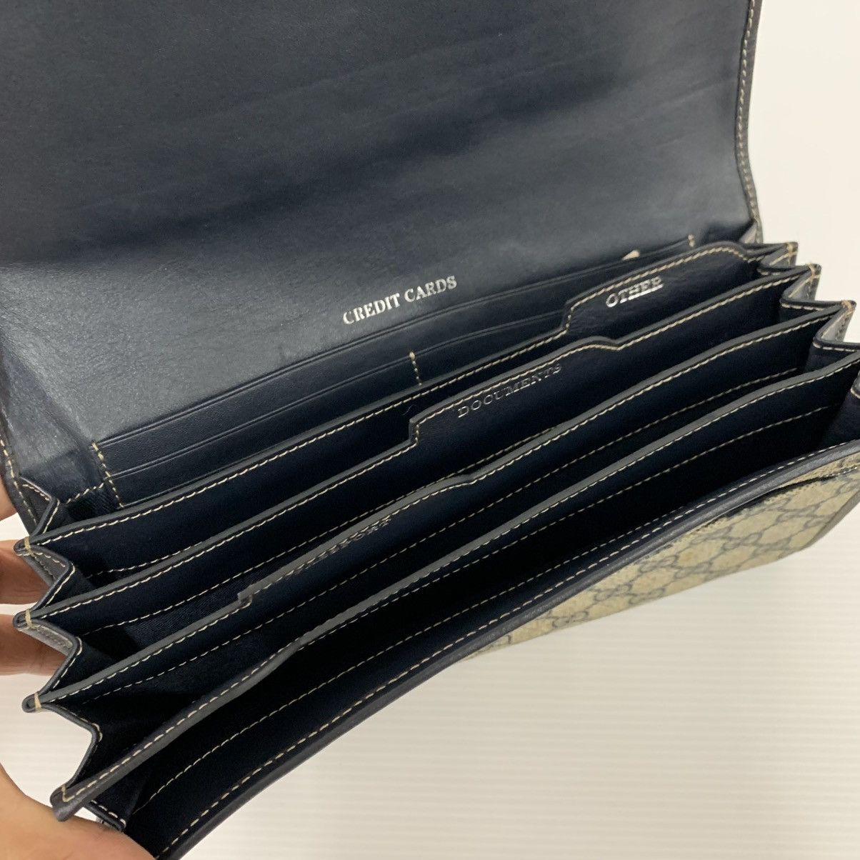 Gucci Gucci GG Monogram Clutch Bag Pre Owned Size ONE SIZE - 6 Thumbnail
