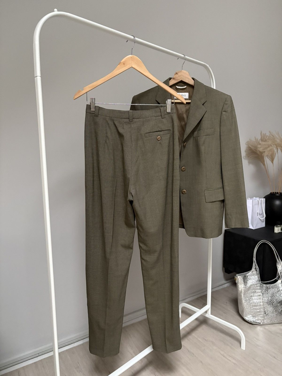 Max Mara Max Mara Suit Set Blazer And Pants Virgin Wool Size IT 42 Size M / US 6-8 / IT 42-44 - 20 Thumbnail