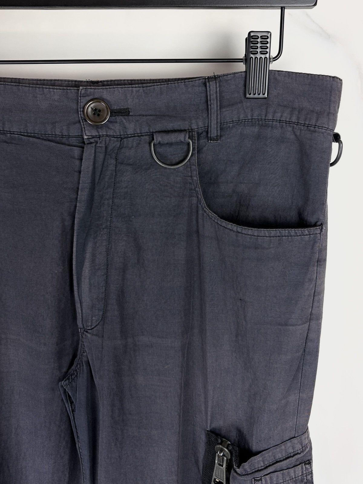 Raf Simons SS03 Raf Simons Consumed Runway Ma-1 Cargo Pocket Pants Size US 30 / EU 46 - 4 Thumbnail