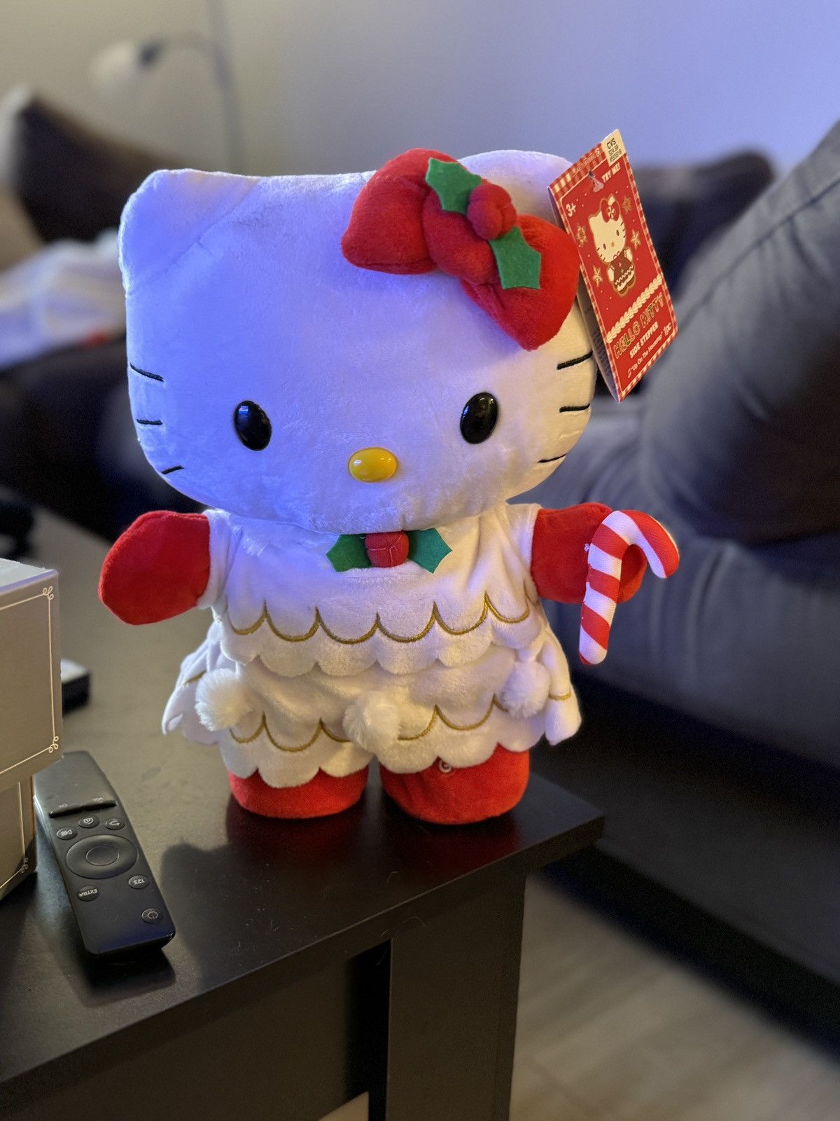 Vintage Hello Kitty Christmas Candy Cane Greeter Animated Size ONE SIZE - 2 Thumbnail