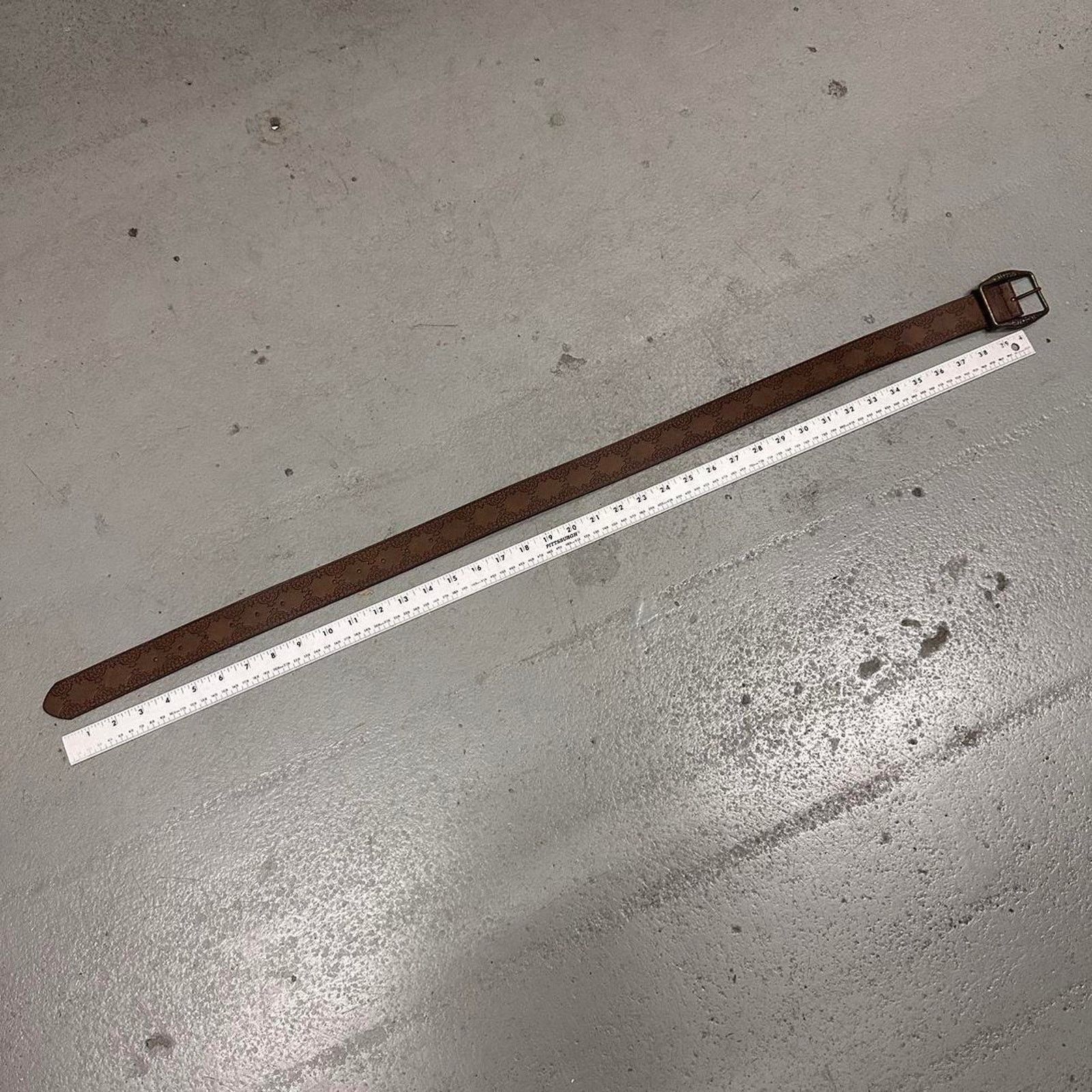 Other BROWN ENGRAVED BELT 26-32 MENS Size ONE SIZE - 5 Thumbnail