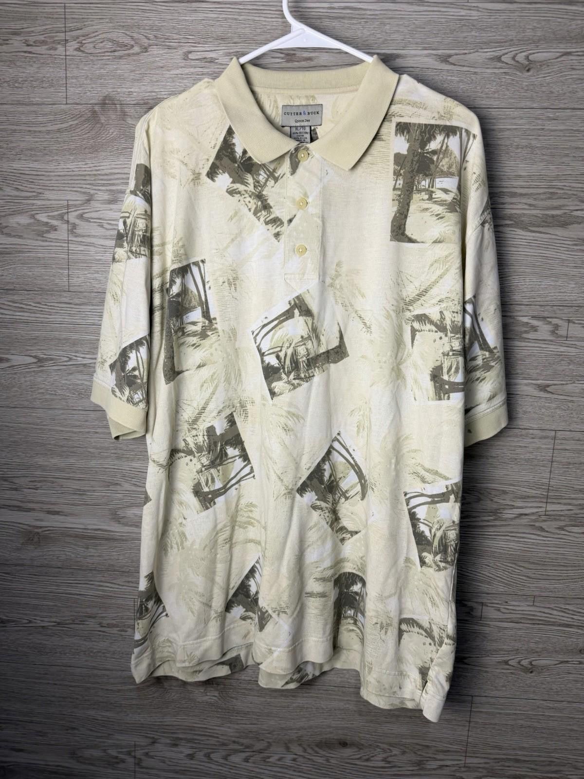 RAGEBLUE Cutter & Buck Quick Dry Tropical Photo Print Polo XL Size US XL / EU 56 / 4 - 1 Thumbnail