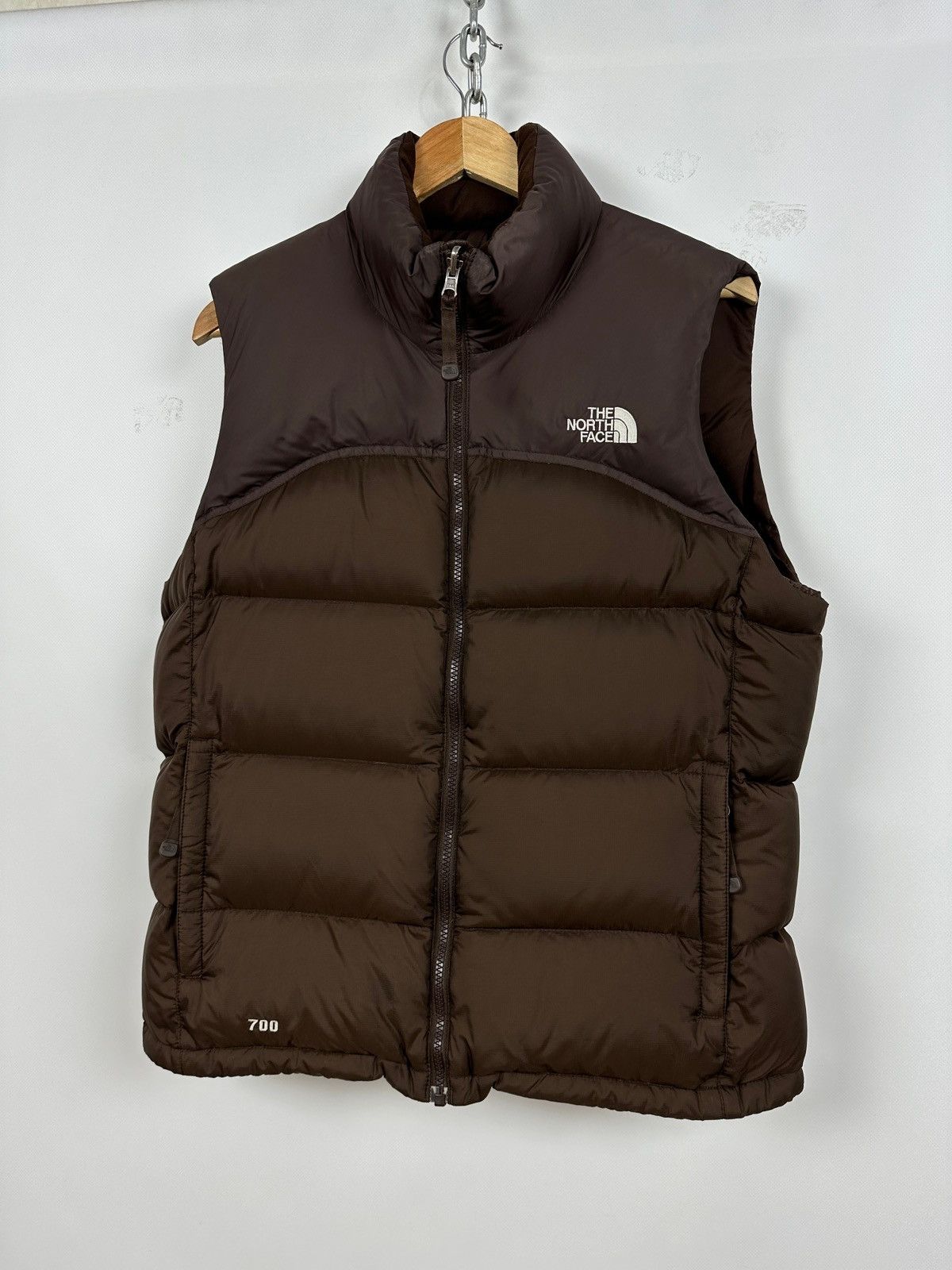 The North Face Vintage The North Face 700 Brown Puffer Vest Kendall Style Size L / US 10 / IT 46 - 3 Thumbnail