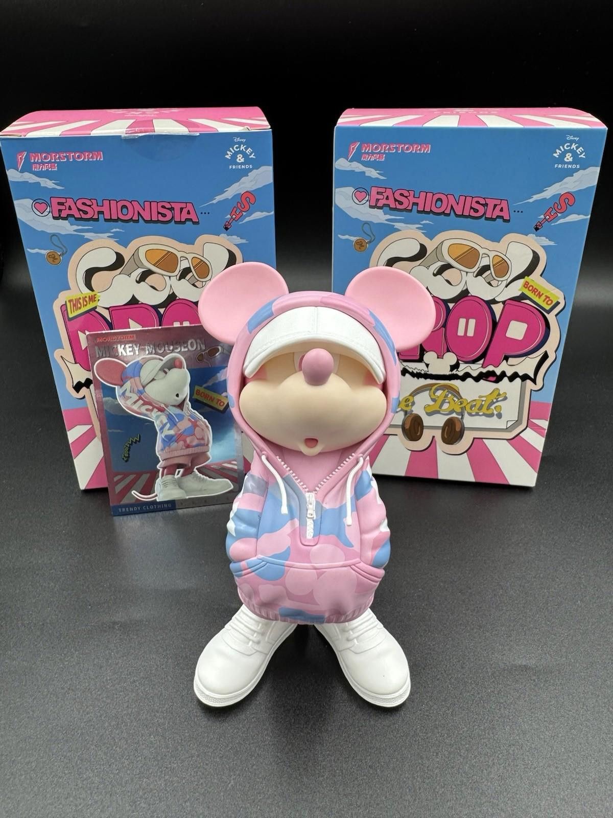 Designer Morstorm Sweatshirt Denim Mickey & Minnie Bundle Figure Art Size ONE SIZE - 1 Thumbnail