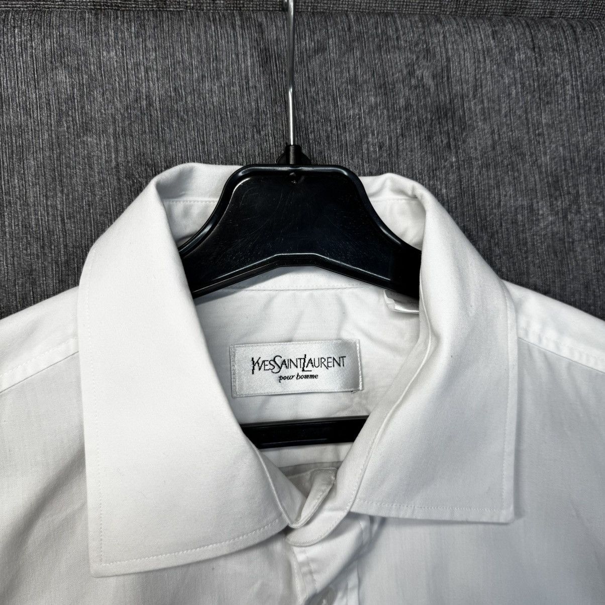 Yves Saint Laurent Yves Saint Laurent YSL long sleeve shirt white Size US L / EU 52-54 / 3 - 3 Thumbnail