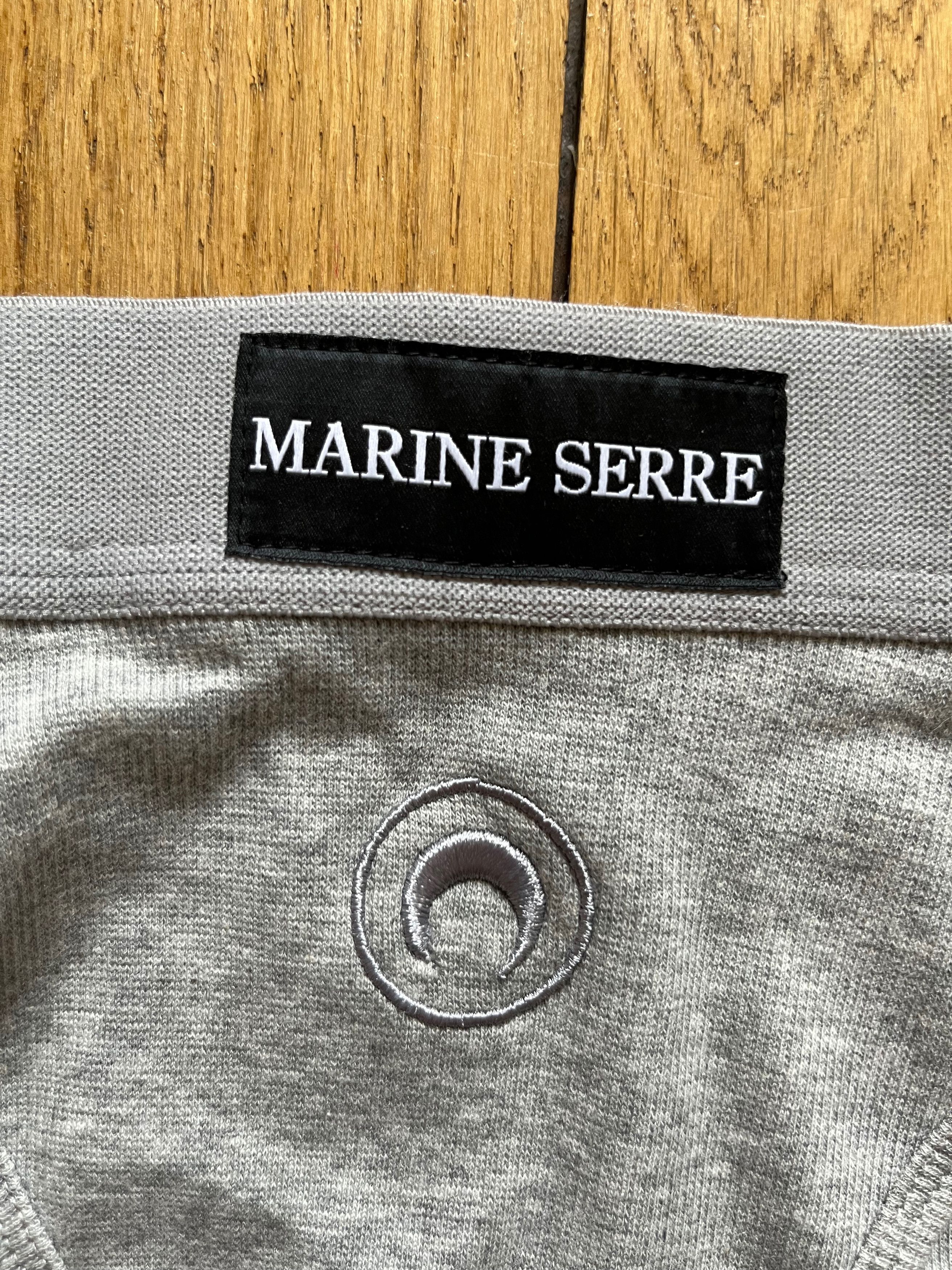 Marine Serre Marine Serre Moon Logo Stretched Jersey High-waist Brief Size ONE SIZE - 3 Thumbnail