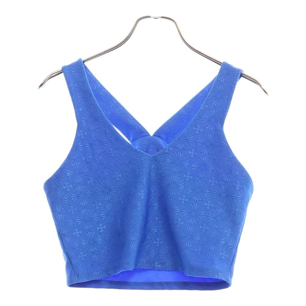 Chrome Hearts CHROME HEARTS CH Plus Blue All-over Rib Tank