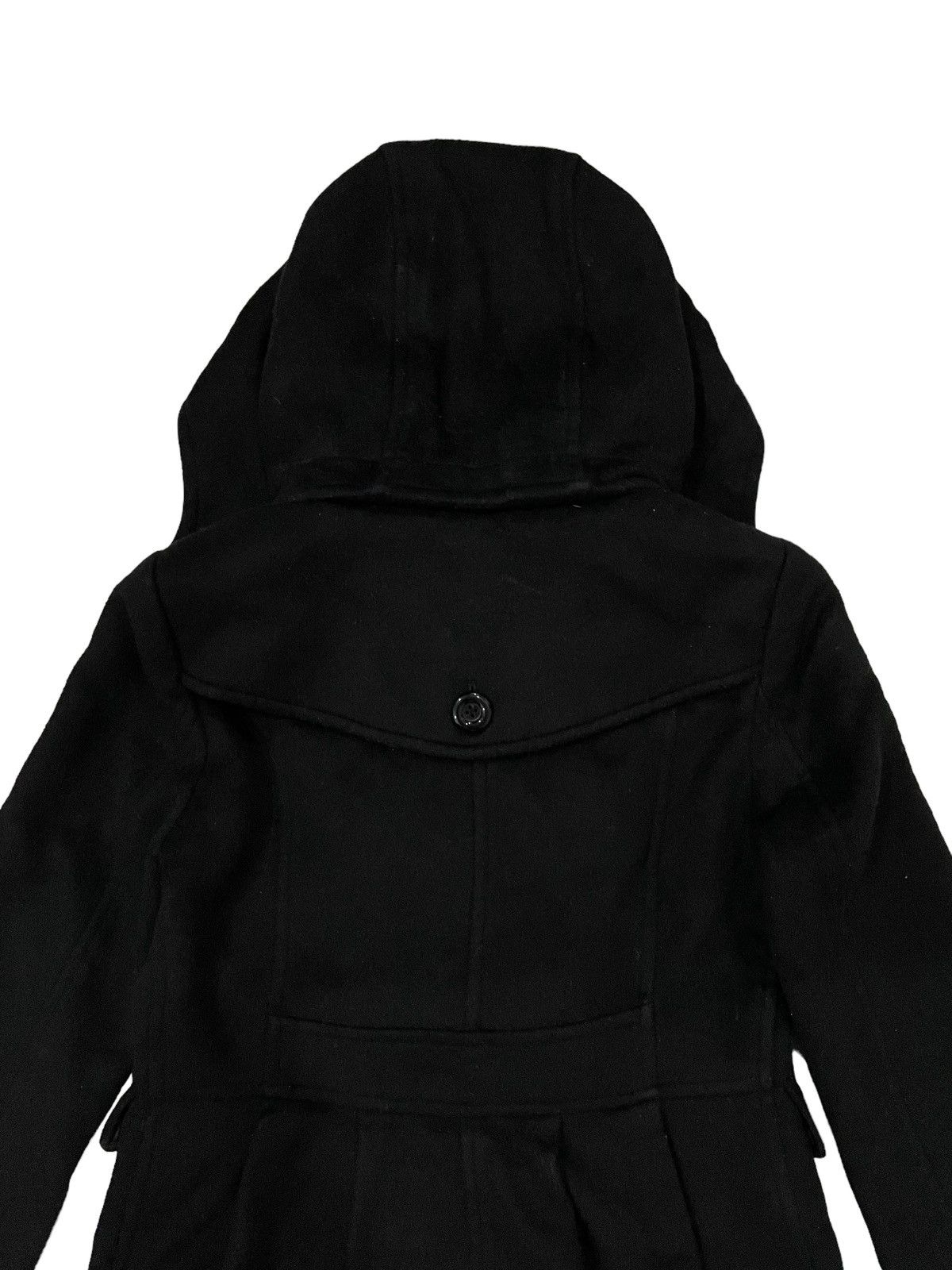 Japanese Brand × Yohji Yamamoto A.T. Atsuro Tayama Faux Wool Double Breasted Hooded Jacket Size US S / EU 44-46 / 1 - 11 Thumbnail