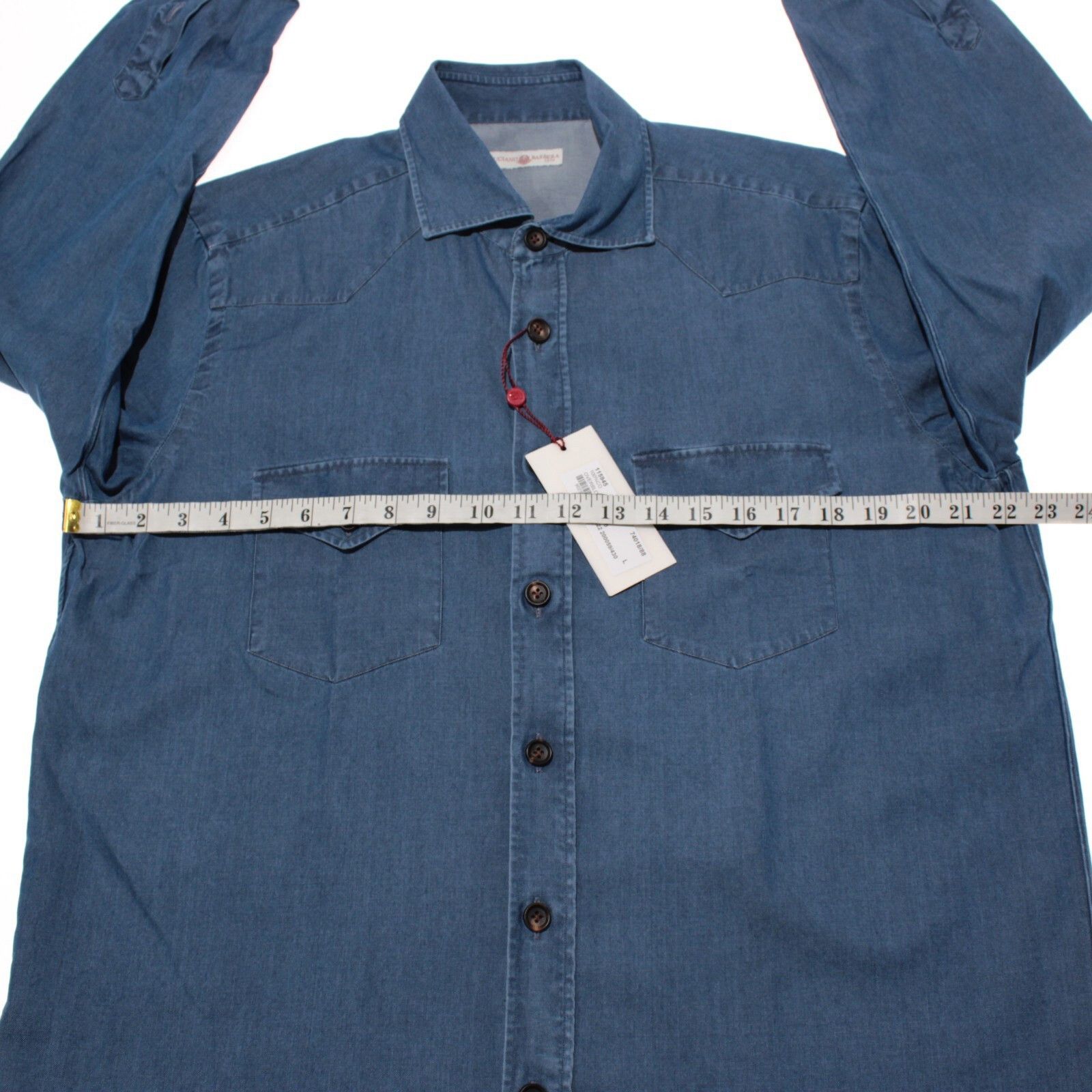 Luciano Barbera Luciano Barbera New with tags Shirt Size L US In Blue Size US L / EU 52-54 / 3 - 4 Thumbnail