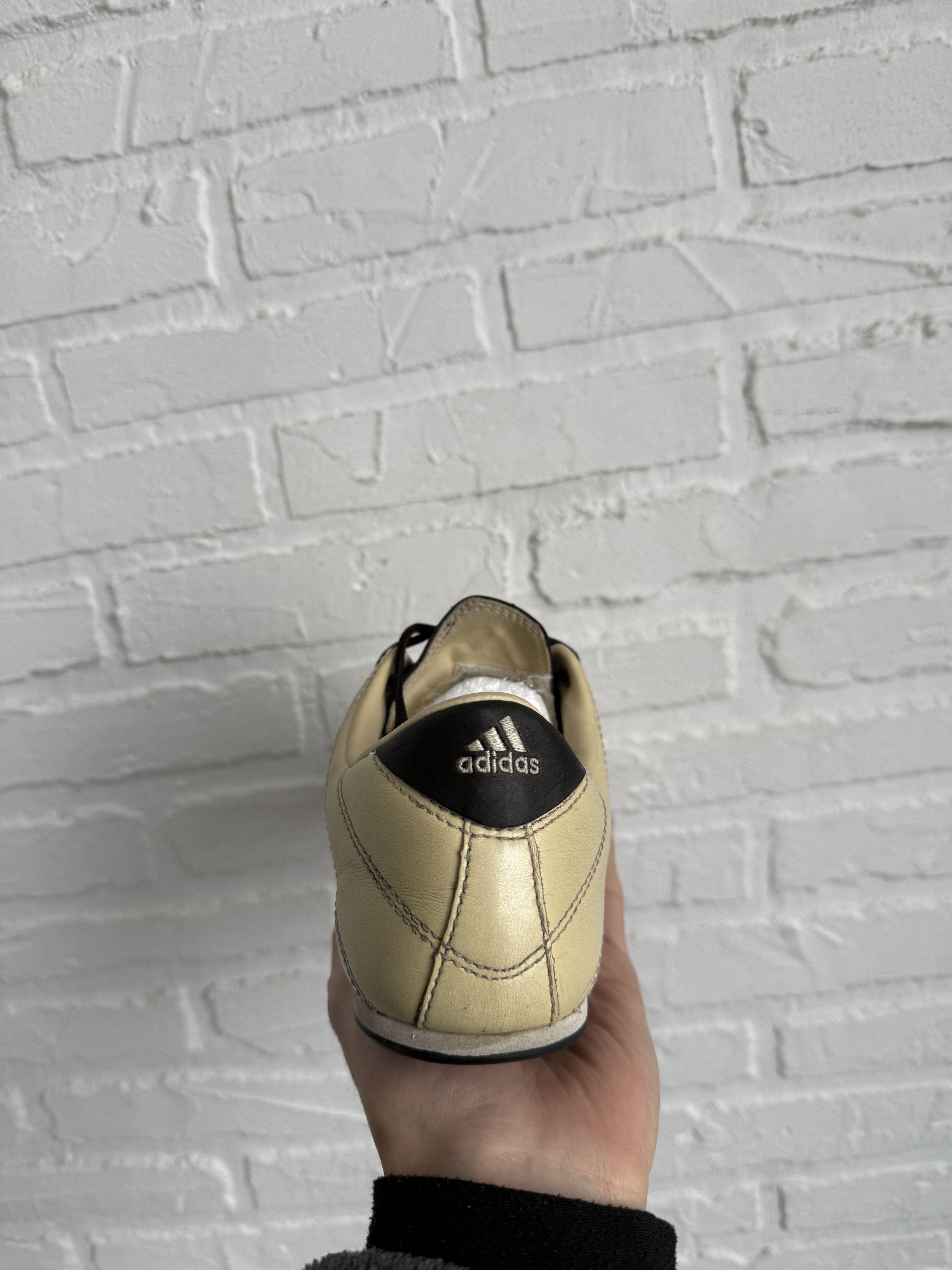 Adidas Vintage 2000s Adidas Taekwondo beige leather low sneakers Size US 7 / IT 37 - 3 Thumbnail
