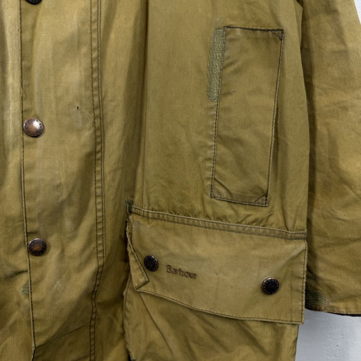Barbour Vintage Barbour Waxed Trench Coat Jacket Size US L / EU 52-54 / 3 - 4 Thumbnail
