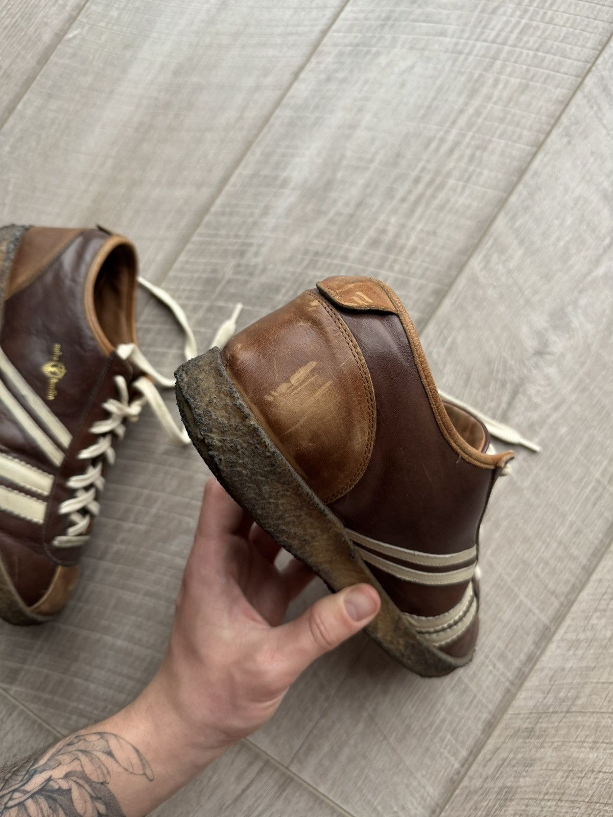 Other Zeha Berlin Leather Sneakers Brown Vintage Retro Size EU 41 Size US 8 / EU 41 - 7 Thumbnail