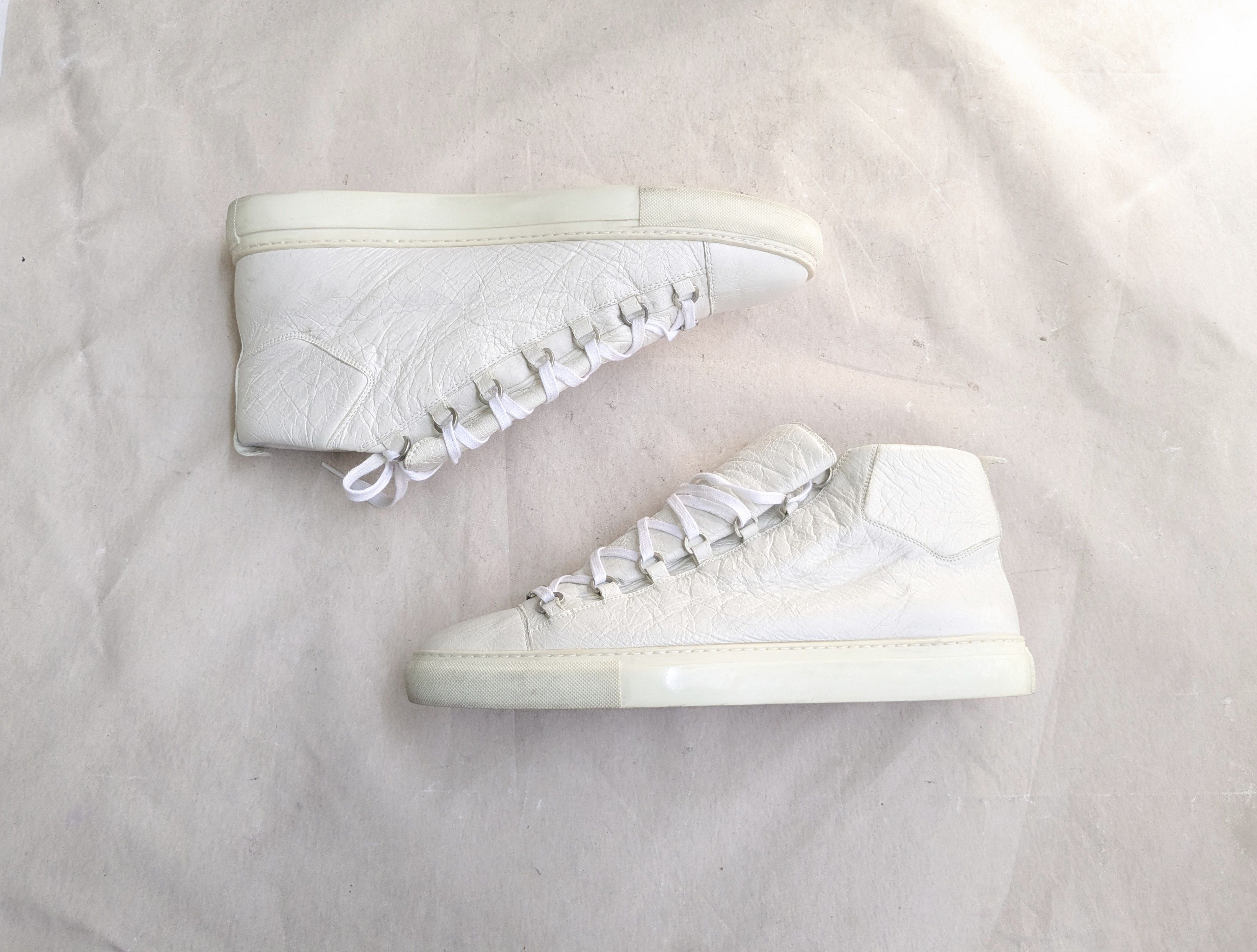 Balenciaga Balenciaga Arena Sneakers White 15 High Tops Size US 15 / EU 48 - 1 Thumbnail