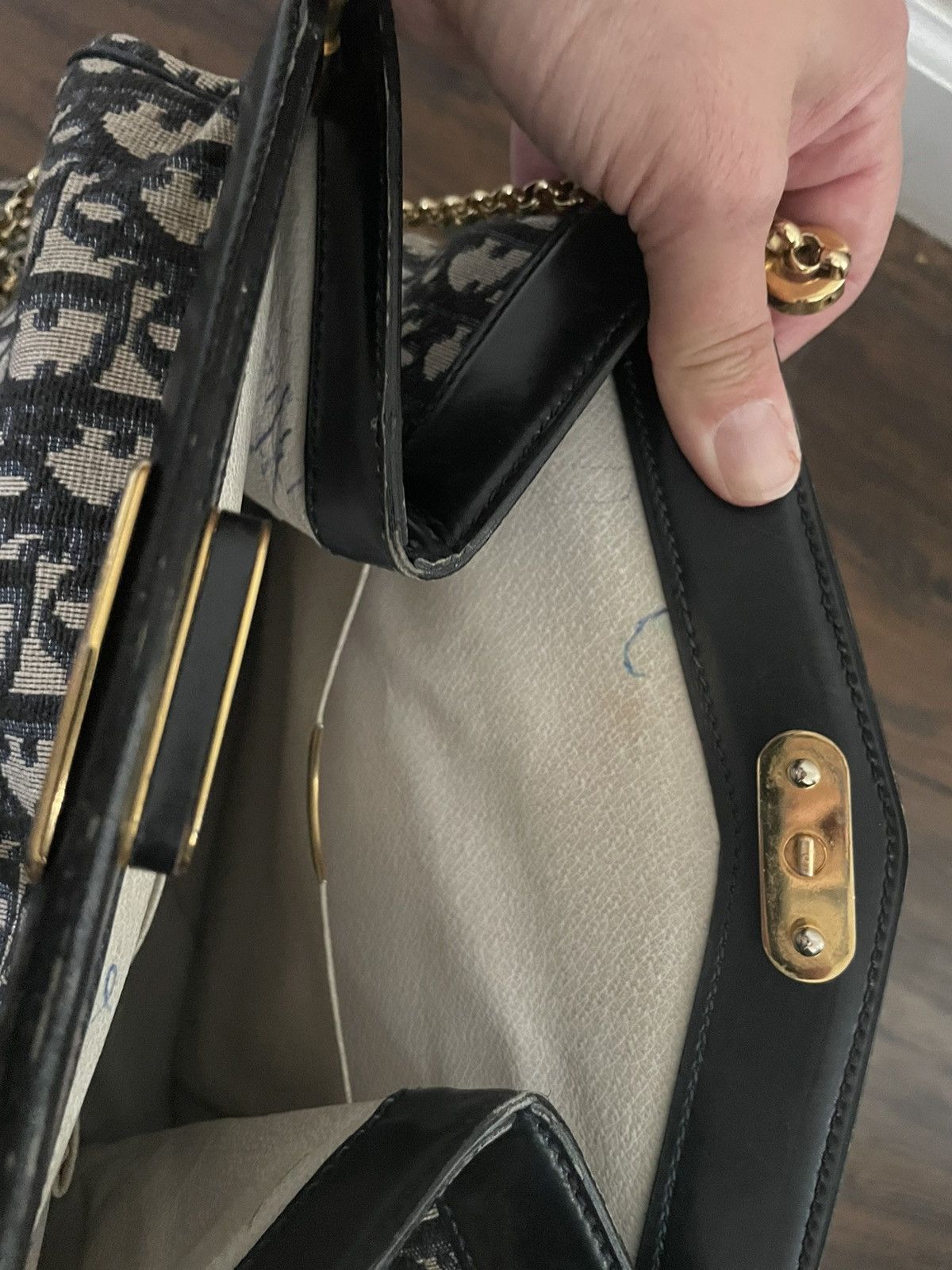 Dior Christian Dior Vintage Monogrammed Frame Shoulder Bag Size ONE SIZE - 7 Thumbnail
