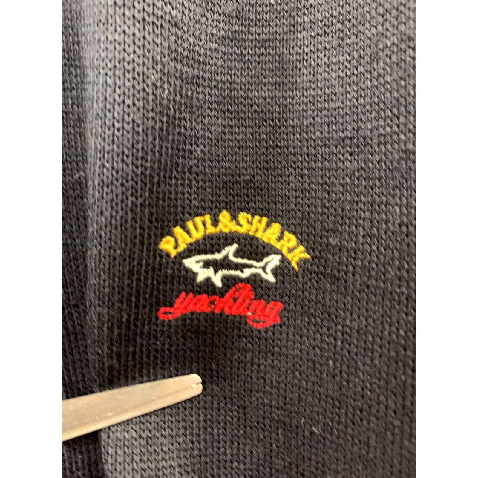 Paul & Shark VINTAGE Paul & Shark Yachting V-Neck Sweater Navy Blue 100% Virgin Wool XL Mens Size US XL / EU 56 / 4 - 7 Thumbnail