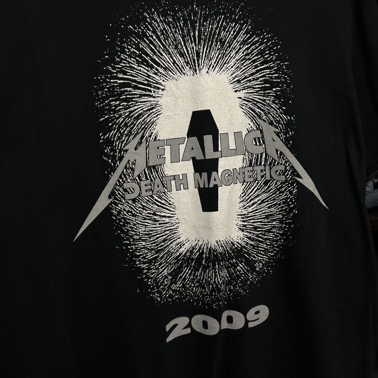 Band Tees Vintage Metallica Death Magnetic 2009 big logo rock band tee Size US L / EU 52-54 / 3 - 3 Thumbnail