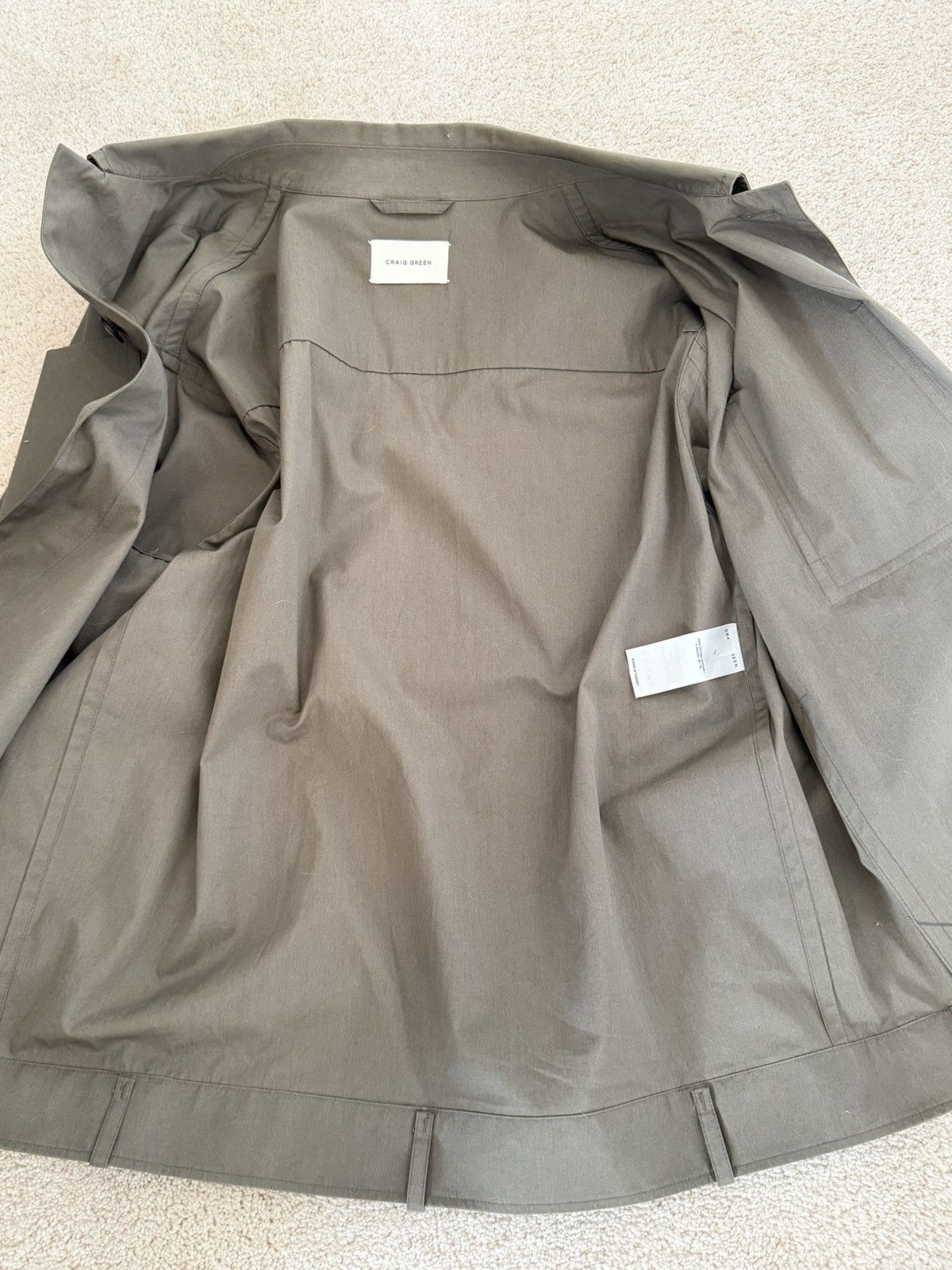 Craig Green Craig Green Circle Worker Jacket Olive Size US M / EU 48-50 / 2 - 4 Thumbnail