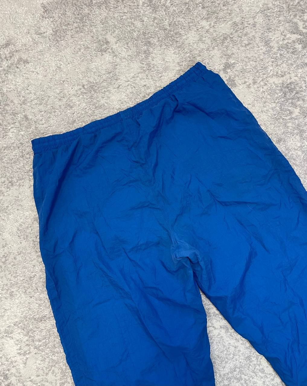Adidas Men's Adidas Nylon Sweatpants, Blue, Windbreakers 90s Size L Size US 34 / EU 50 - 8 Thumbnail