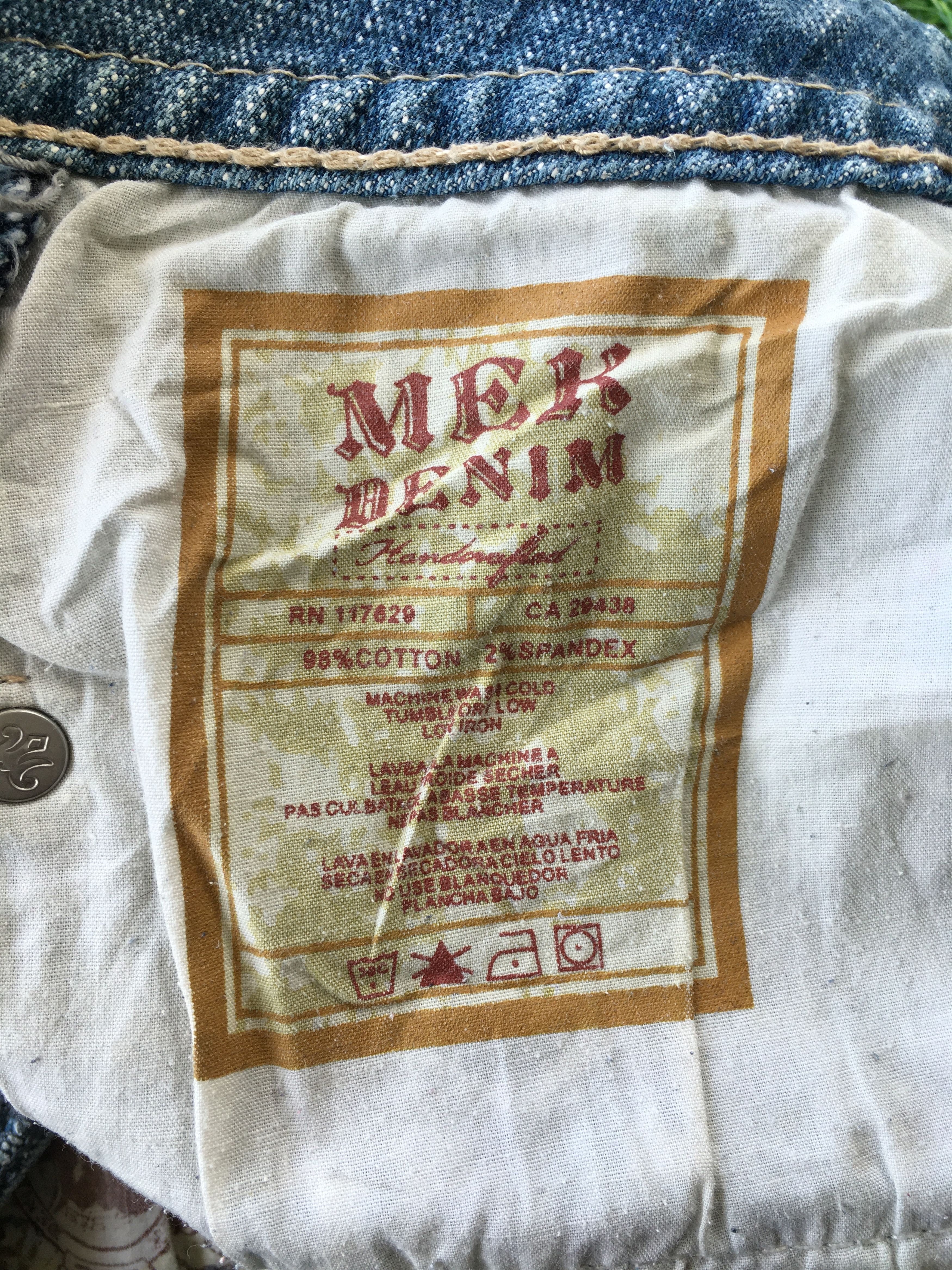 Japanese Brand Chicago Bootcut Jeans D-1006 Size 31" - 11 Thumbnail