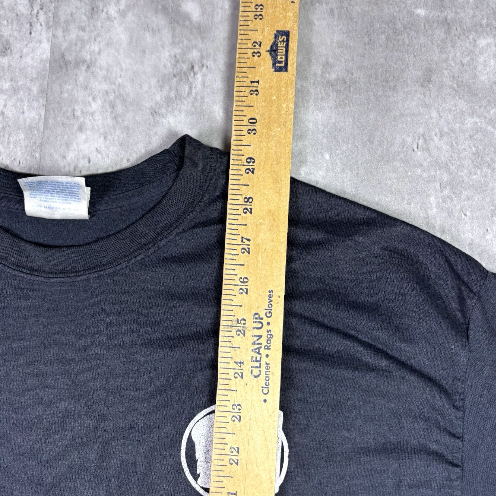 Hanes VINTAGE Hanes T Shirt Black Short Sleeve Adult XL 2000s Y2K Graphic Print Bart Simpson Circle Neck Cotton Men Mens Size US XL / EU 56 / 4 - 4 Thumbnail