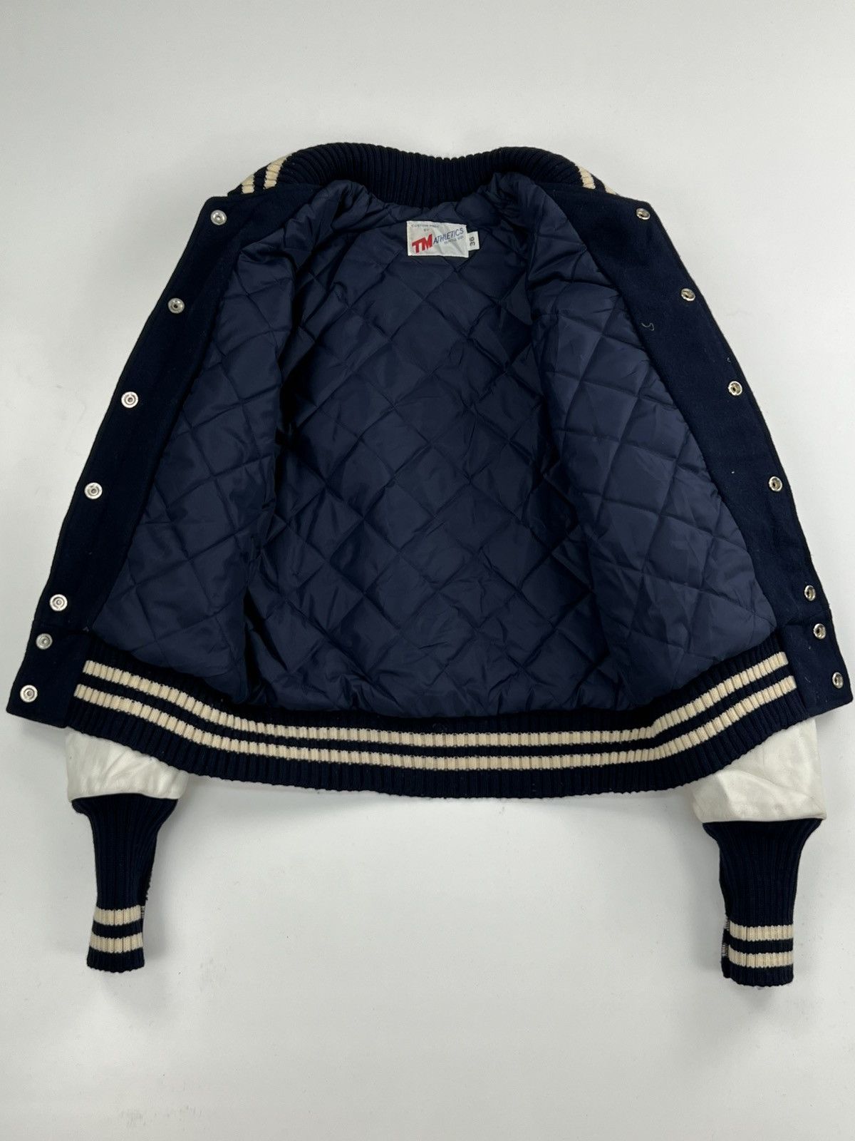 Vintage VINTAGE TM ATHLETIC VARSITY JACKET Size US XXS / EU 40 - 14 Thumbnail
