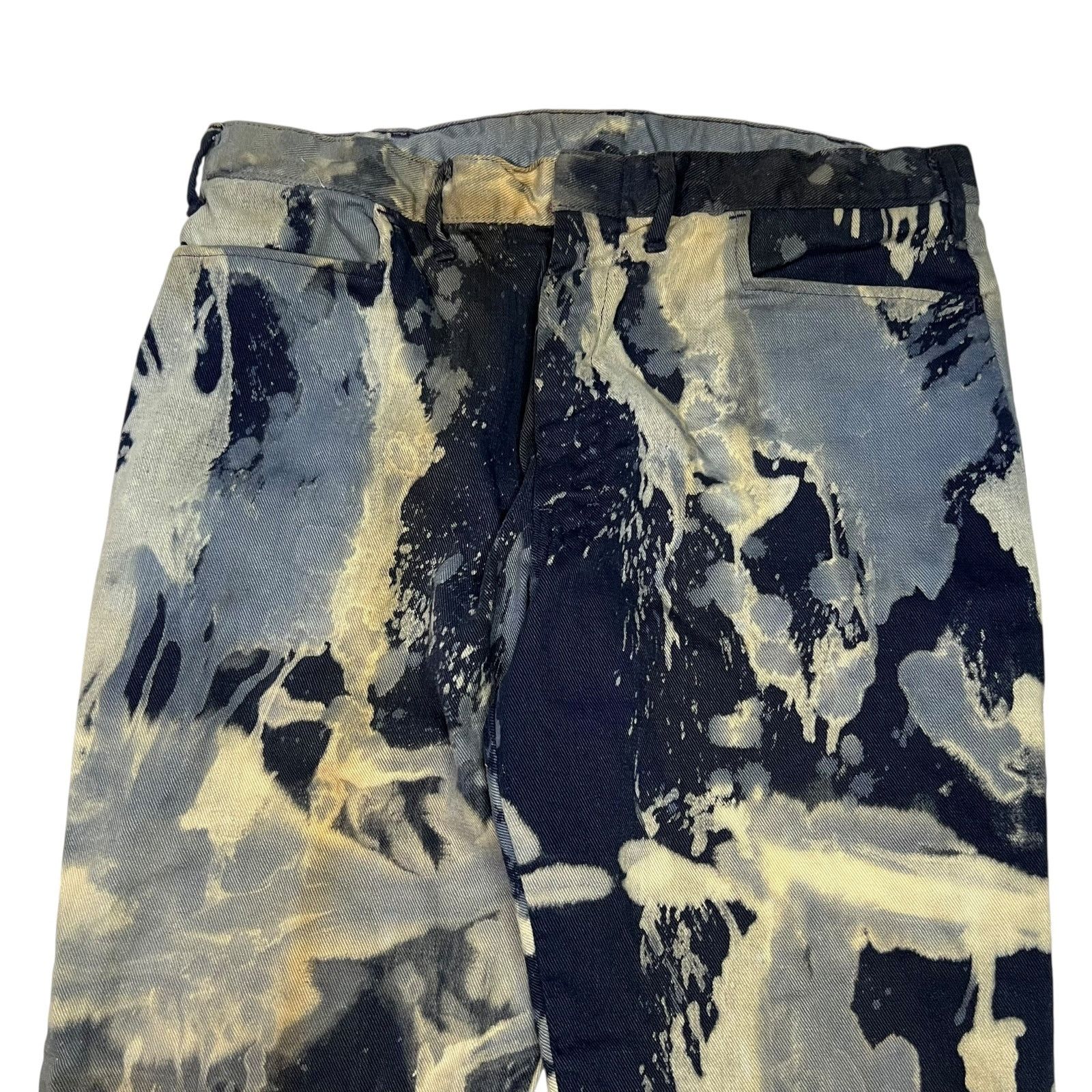 Vintage Vintage 1970s acid wash tie dye faded hippie flare pants Size US 33 - 2 Thumbnail