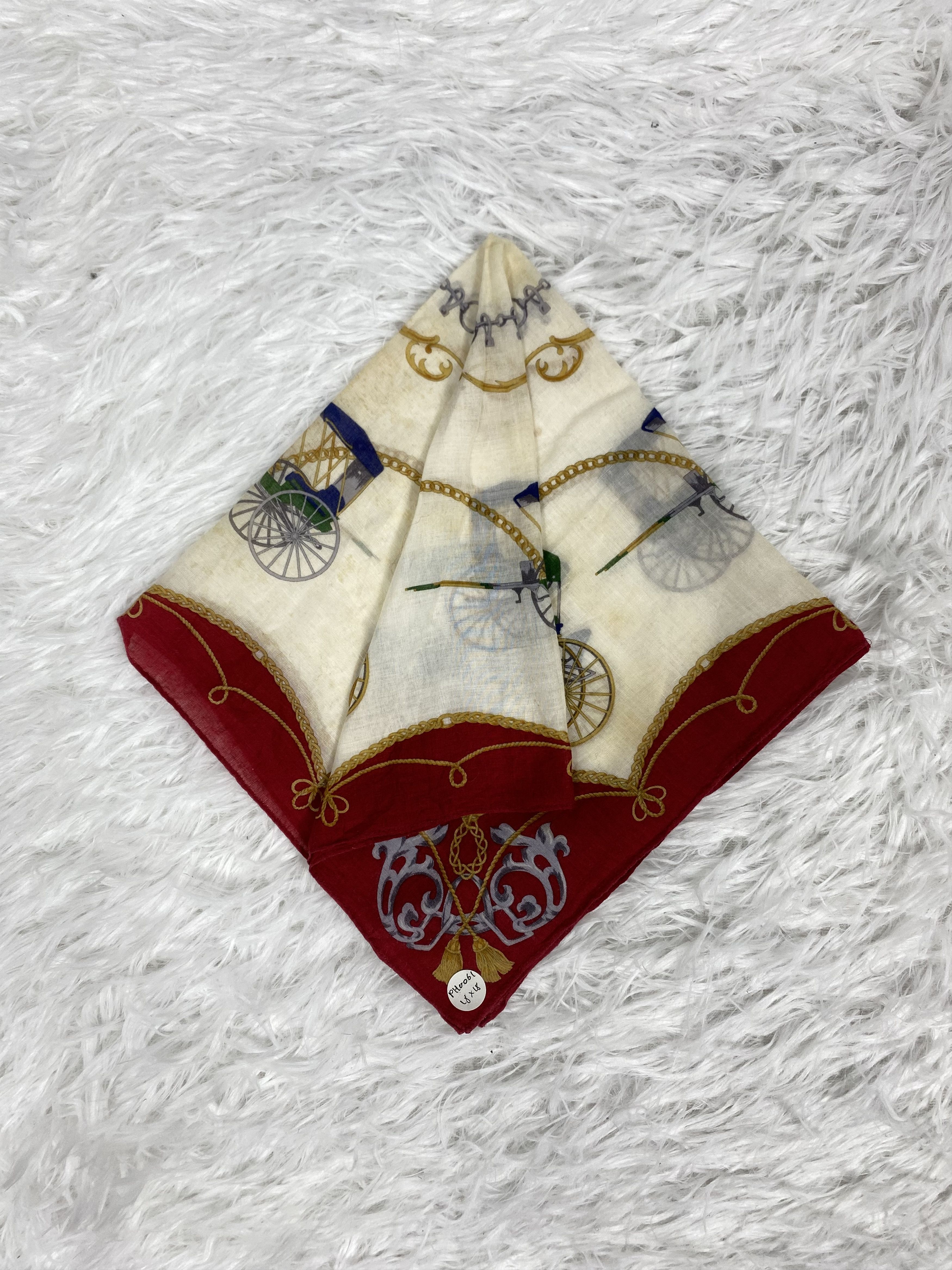 Celine Vintage Celine Handkerchief PH0061 Size ONE SIZE - 1 Thumbnail