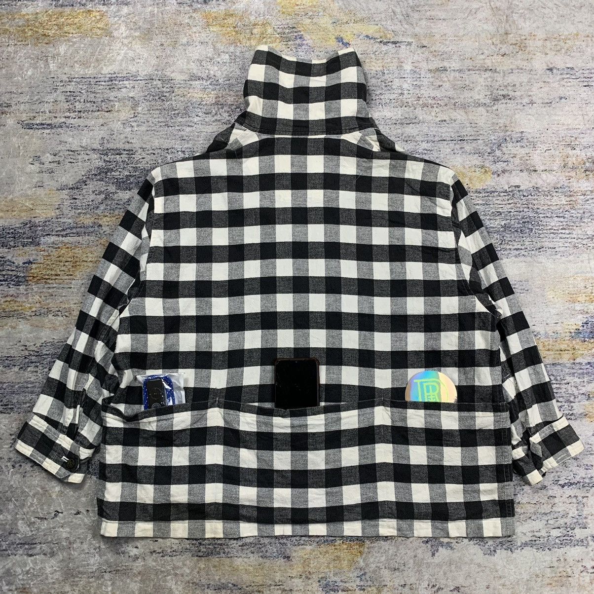 Issey Miyake × Japanese Brand Vintage 90s Issey Miyake multi pocket Zipper flannel Size US L / EU 52-54 / 3 - 2 Thumbnail