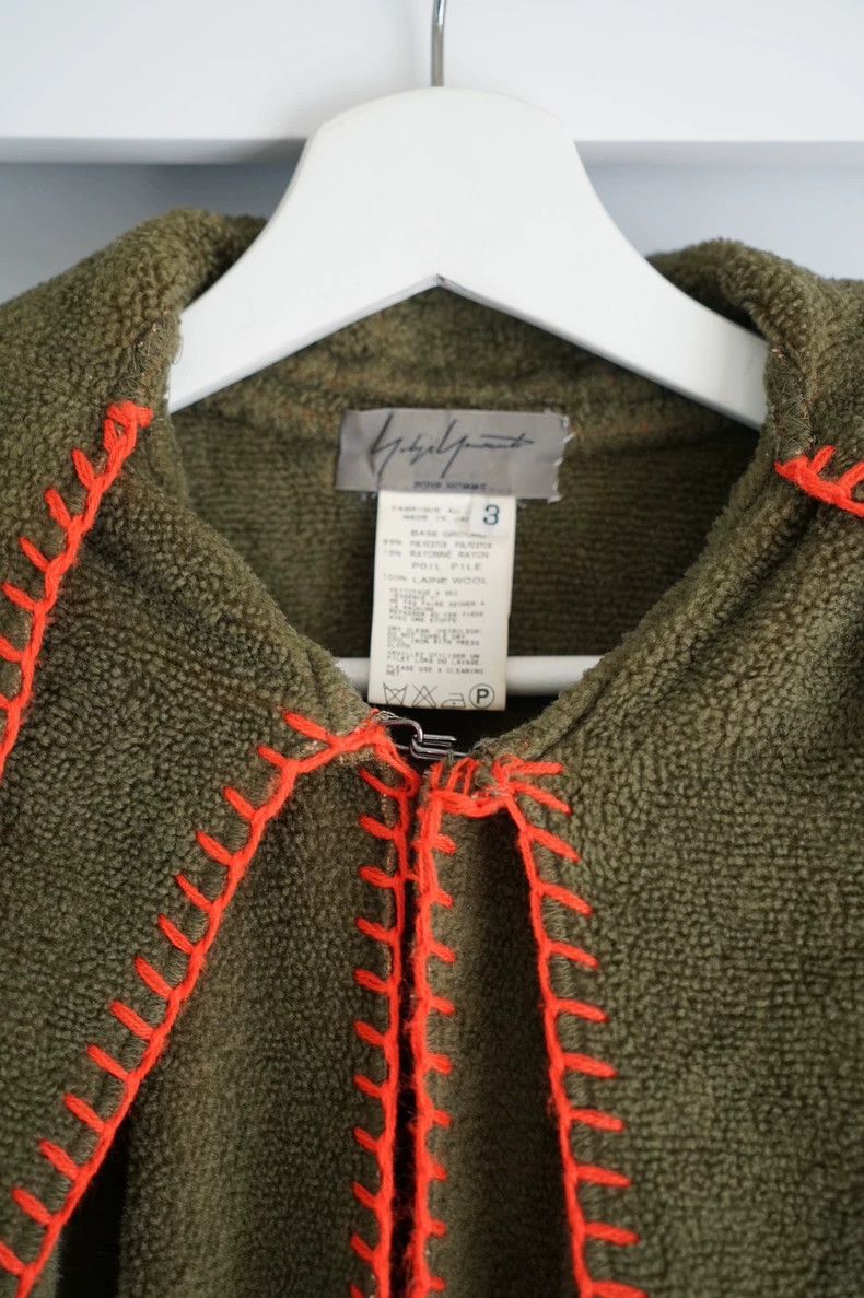 Yohji Yamamoto Yohji Yamamoto 12 aw hand stitched wool poncho cloaks 2501- Size US L / EU 52-54 / 3 - 3 Thumbnail