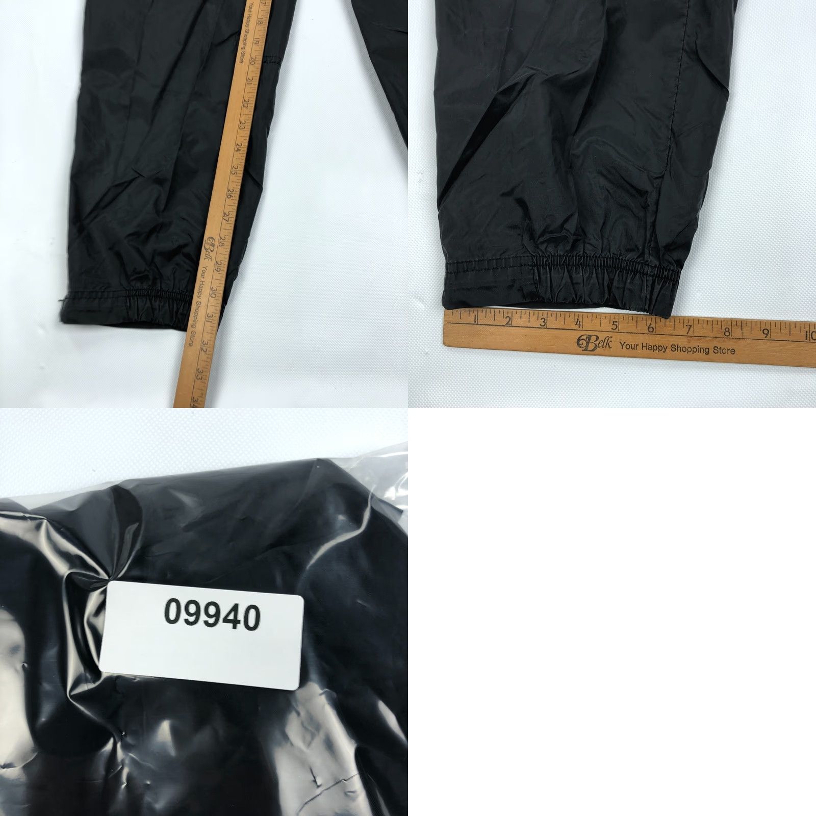 Nike Nike Track Pants Mens M Nylon Black Vintage Warm Up Gym Class Track Pants Mens Regular Width Straight Y2K Sports Vintage Gym Size US 31 - 9 Thumbnail