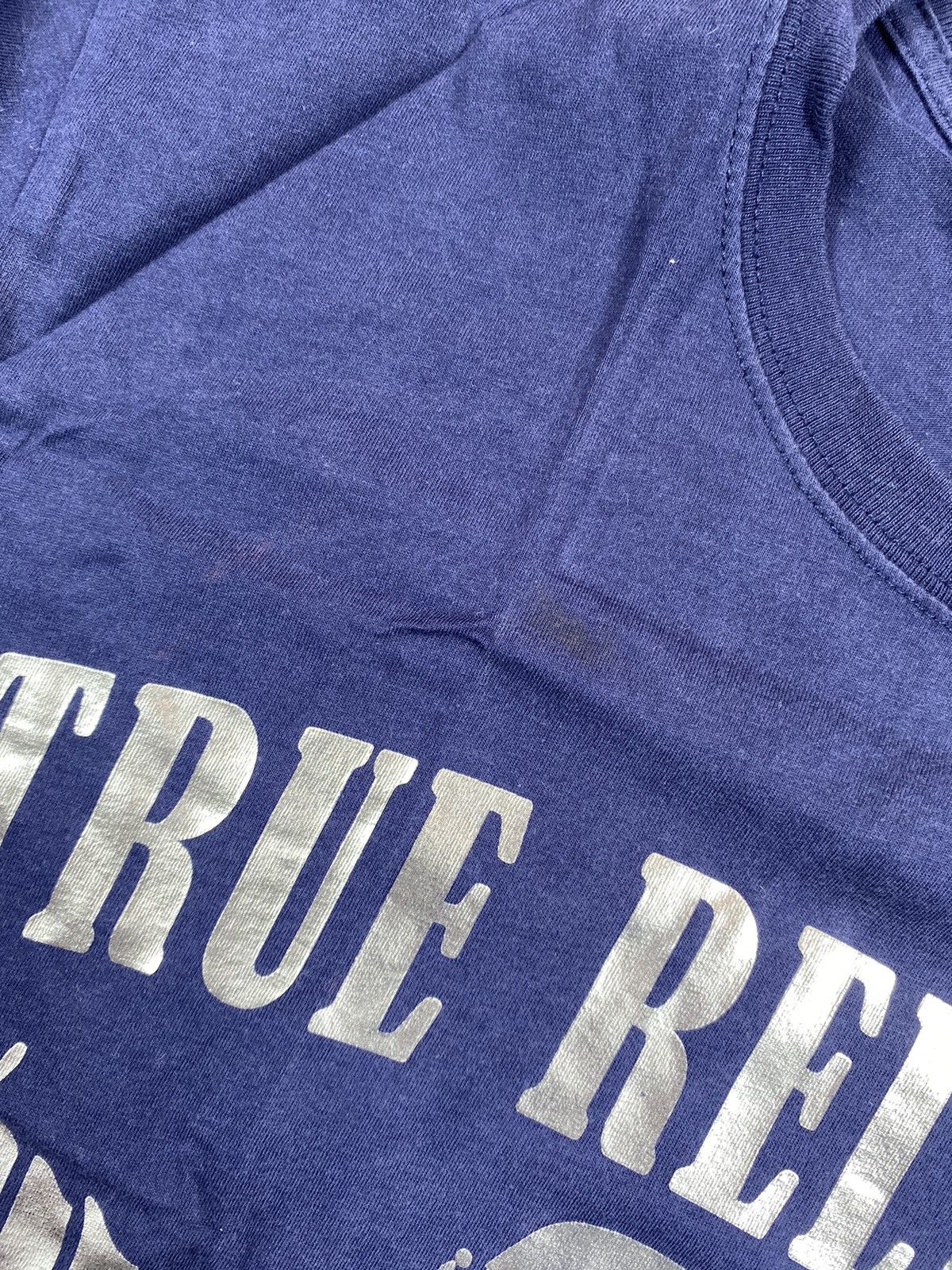 Japanese Brand × True Religion True Religion Men’s Blue T-shirt With Big Centre Logo Size US M / EU 48-50 / 2 - 4 Thumbnail