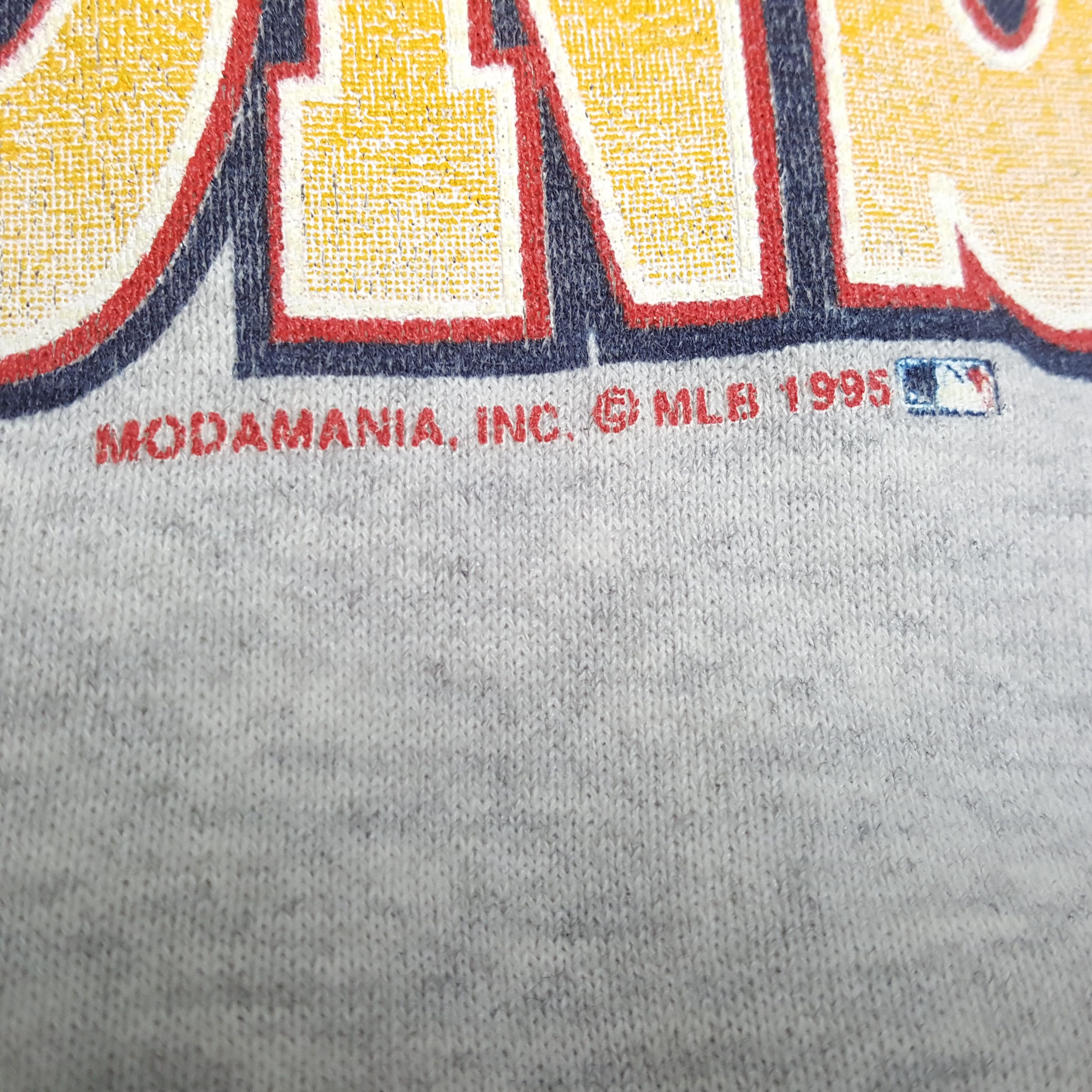 MLB × Vintage ATLANTA BRAVES Baseball Team MLB Vintage Sweatshirt Size US L / EU 52-54 / 3 - 7 Thumbnail