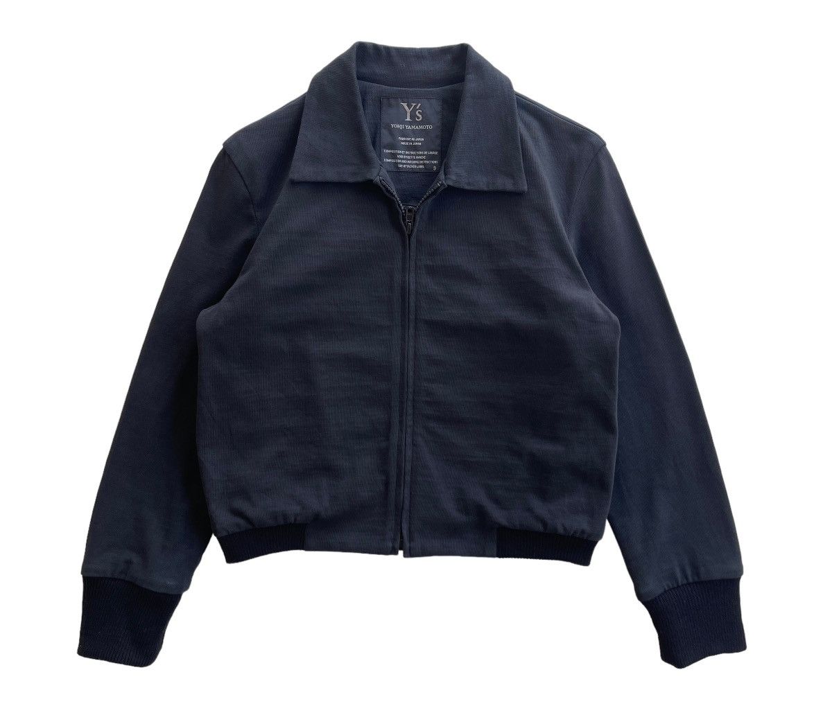 Yohji Yamamoto ARCHIVE !!! Yohji Yamamoto Cropped Bomber Jacket Size M / US 6-8 / IT 42-44 - 3 Thumbnail