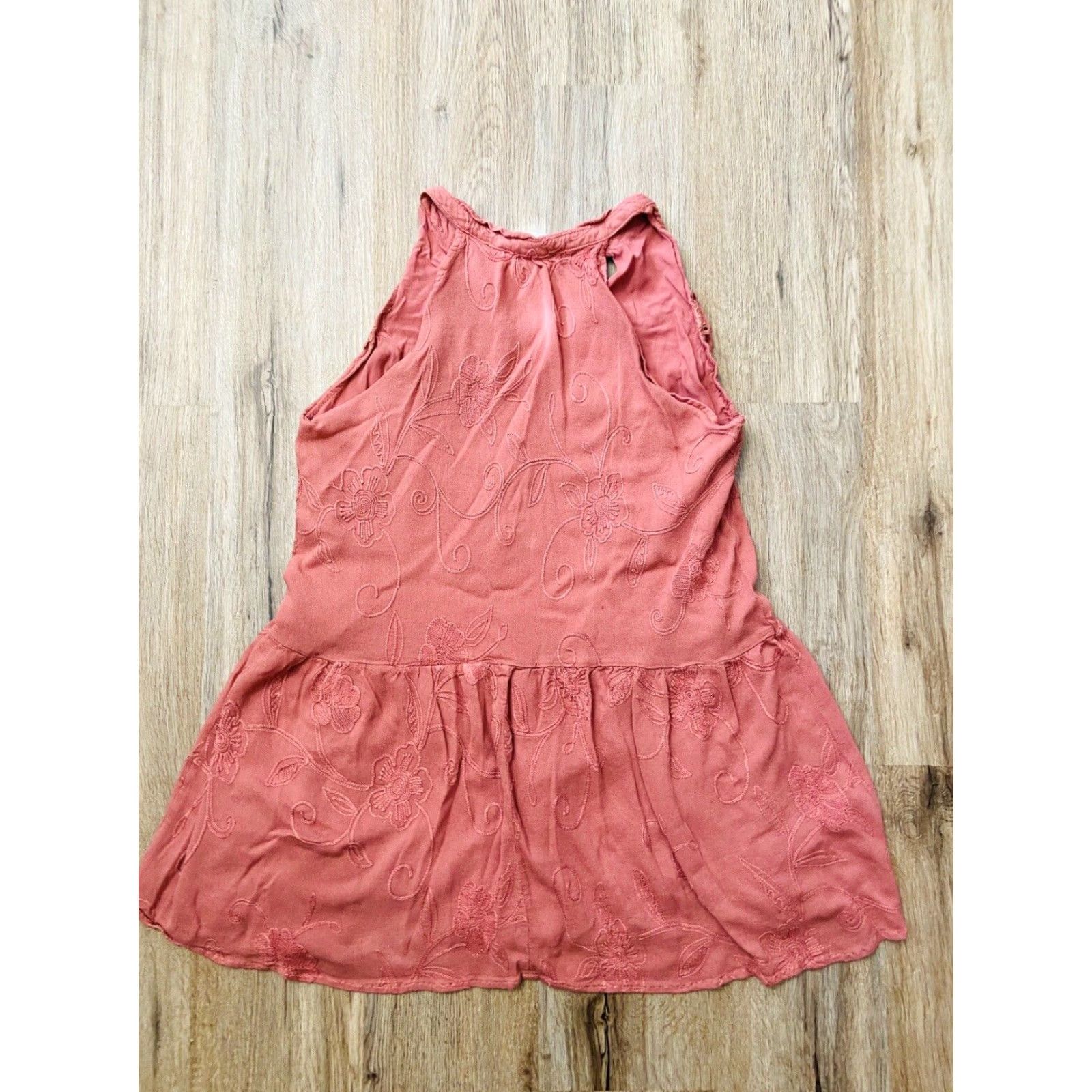Pinko VINTAGE Miami Pink Floral Lace A-Line Dress Sleeveless Lined Women’s S Size S / US 4 / IT 40 - 7 Thumbnail