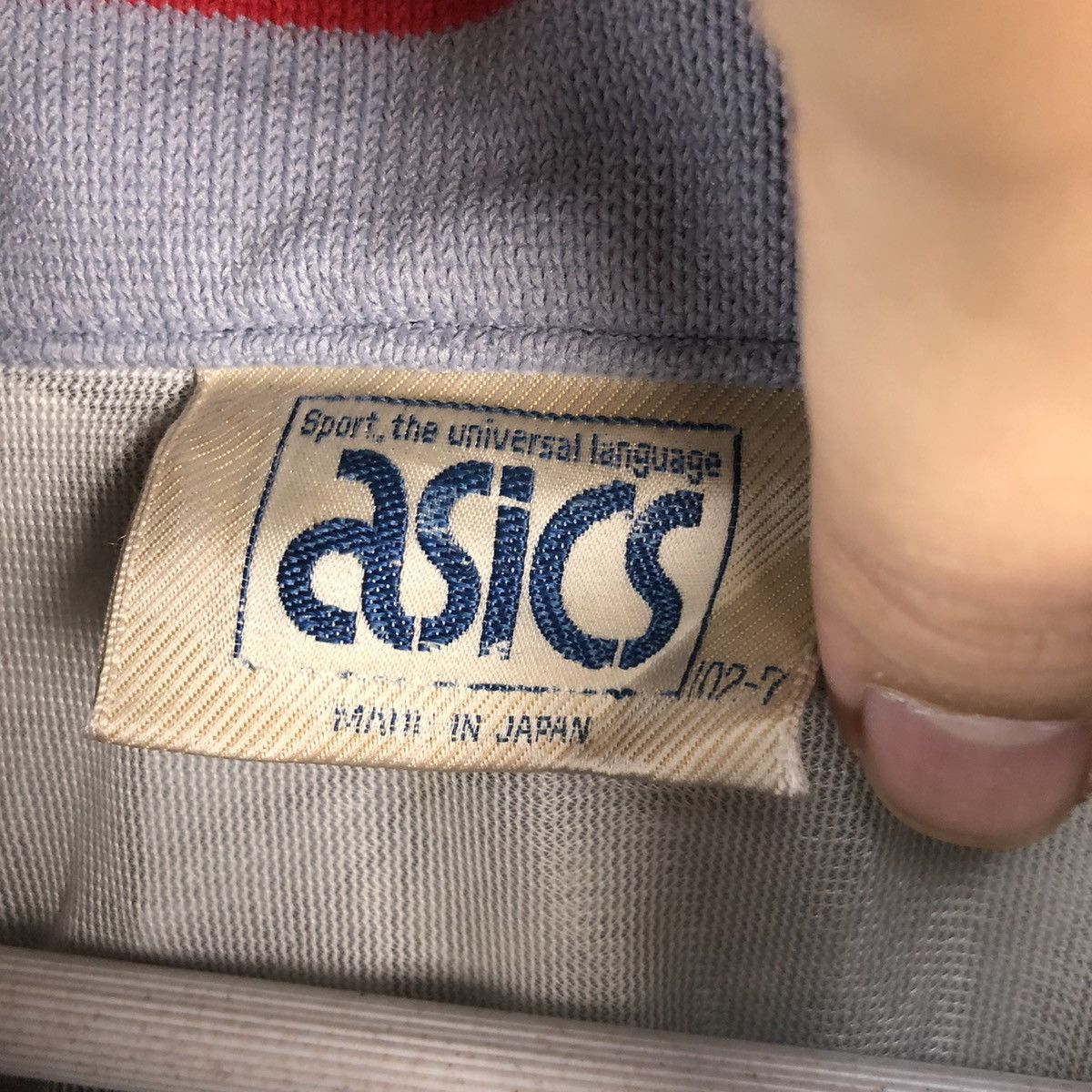 Asics Asics made in japan vintage Grey Sweater #A1958 Size US L / EU 52-54 / 3 - 13 Thumbnail