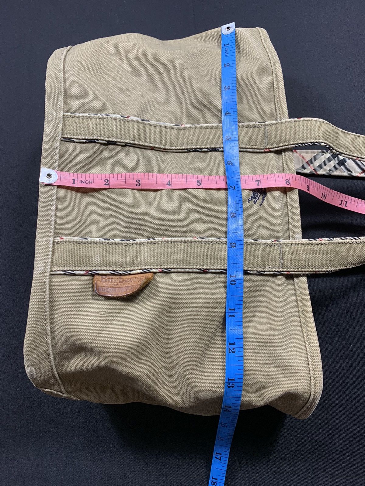 Burberry BURBERRYS CANVAS NOVA CHECK BAG Size ONE SIZE - 9 Thumbnail