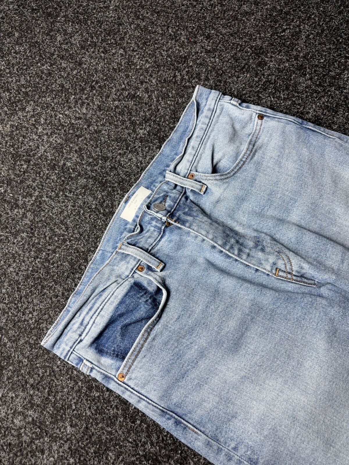 Levi's 00s Y2K Levi’s Altered 510 Skinny Jeans Light Wash Raw Hem Size US 34 / EU 50 - 7 Thumbnail