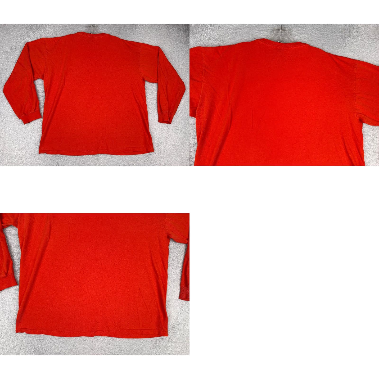 Tommy Hilfiger Tommy Hilfiger Shirt Adult Extra Large Red Long Sleeve Crew Neck Cotton Size US XL / EU 56 / 4 - 9 Thumbnail
