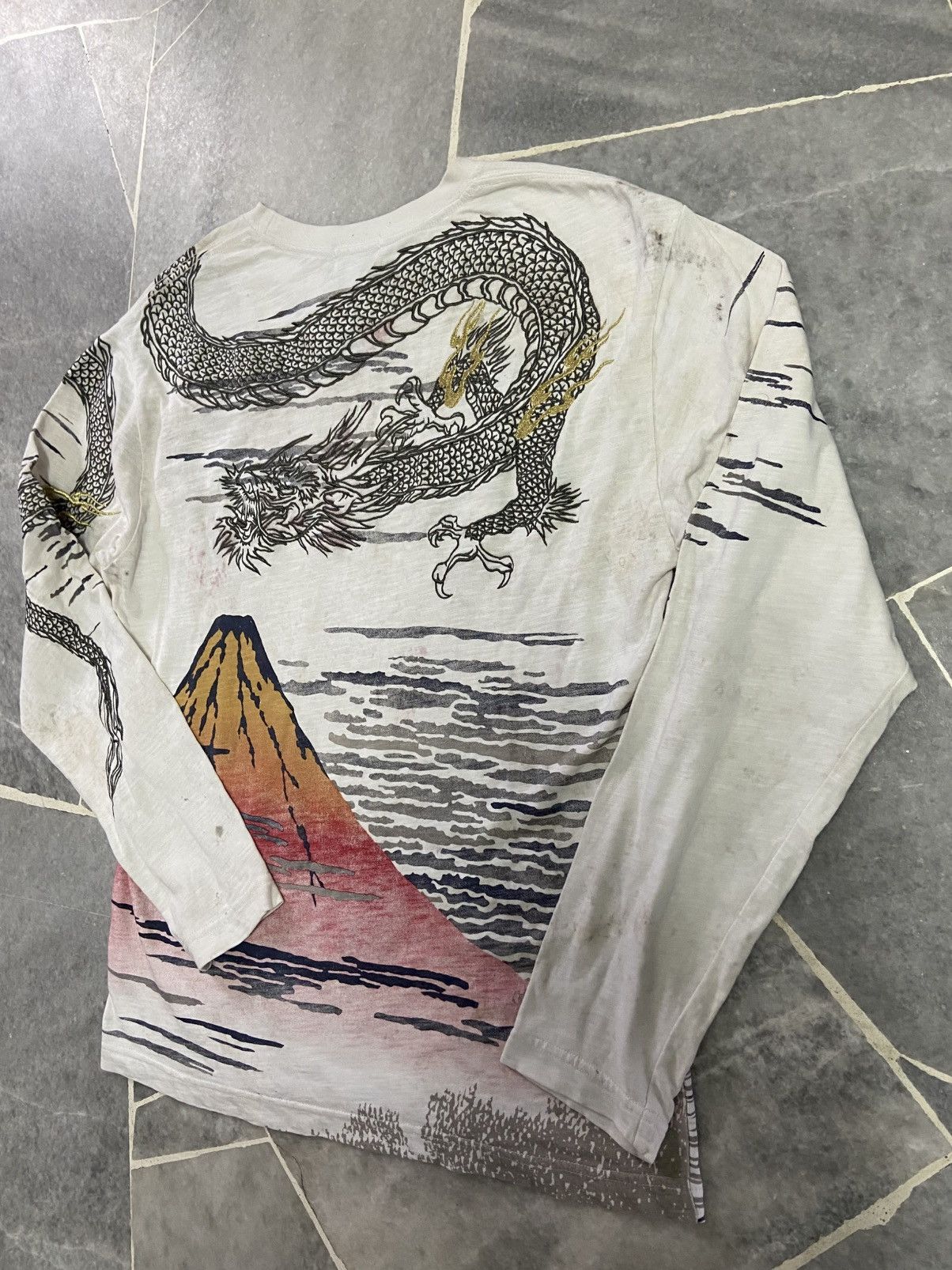 Japanese Brand The Japanese Tradition dragon Long Sleeve shirt Size US L / EU 52-54 / 3 - 8 Thumbnail