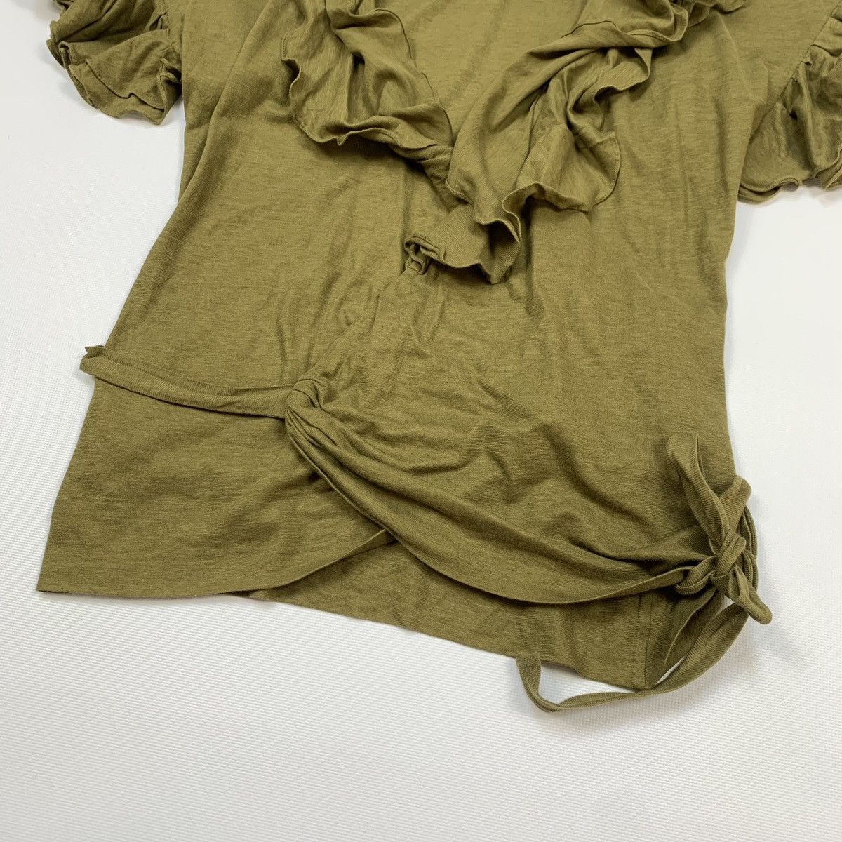 Designer × Ralph Lauren Ralph Lauren T-shirt With Ties Green Short Sleeve Size XS Size XS / US 0-2 / IT 36-38 - 8 Thumbnail