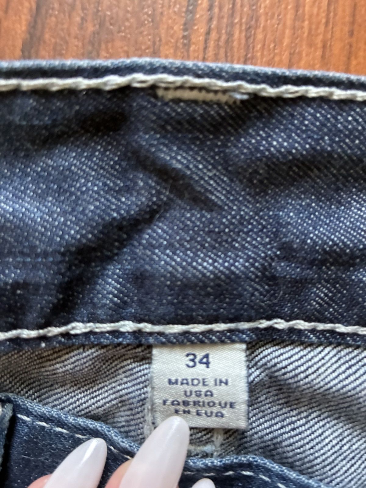 True Religion Vintage True Religion World Tour Straight Jeans Made In USA Size US 34 / EU 50 - 6 Thumbnail