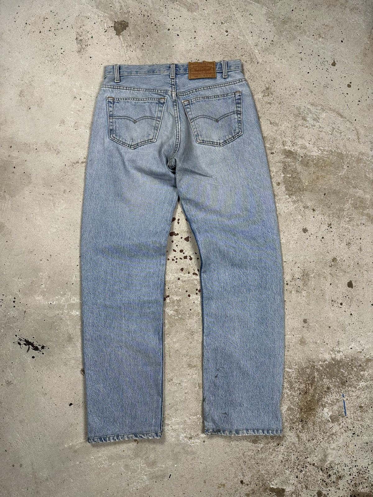Levi's Vintage 1992 Levi’s 501 Blue Jeans Denim Pants 90s made usa Size US 30 / EU 46 - 1 Thumbnail