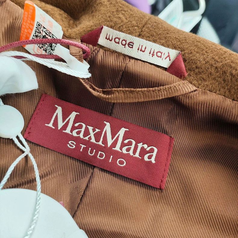 Max Mara Max Mara Wool coat long brown Size L / US 10 / IT 46 - 3 Thumbnail