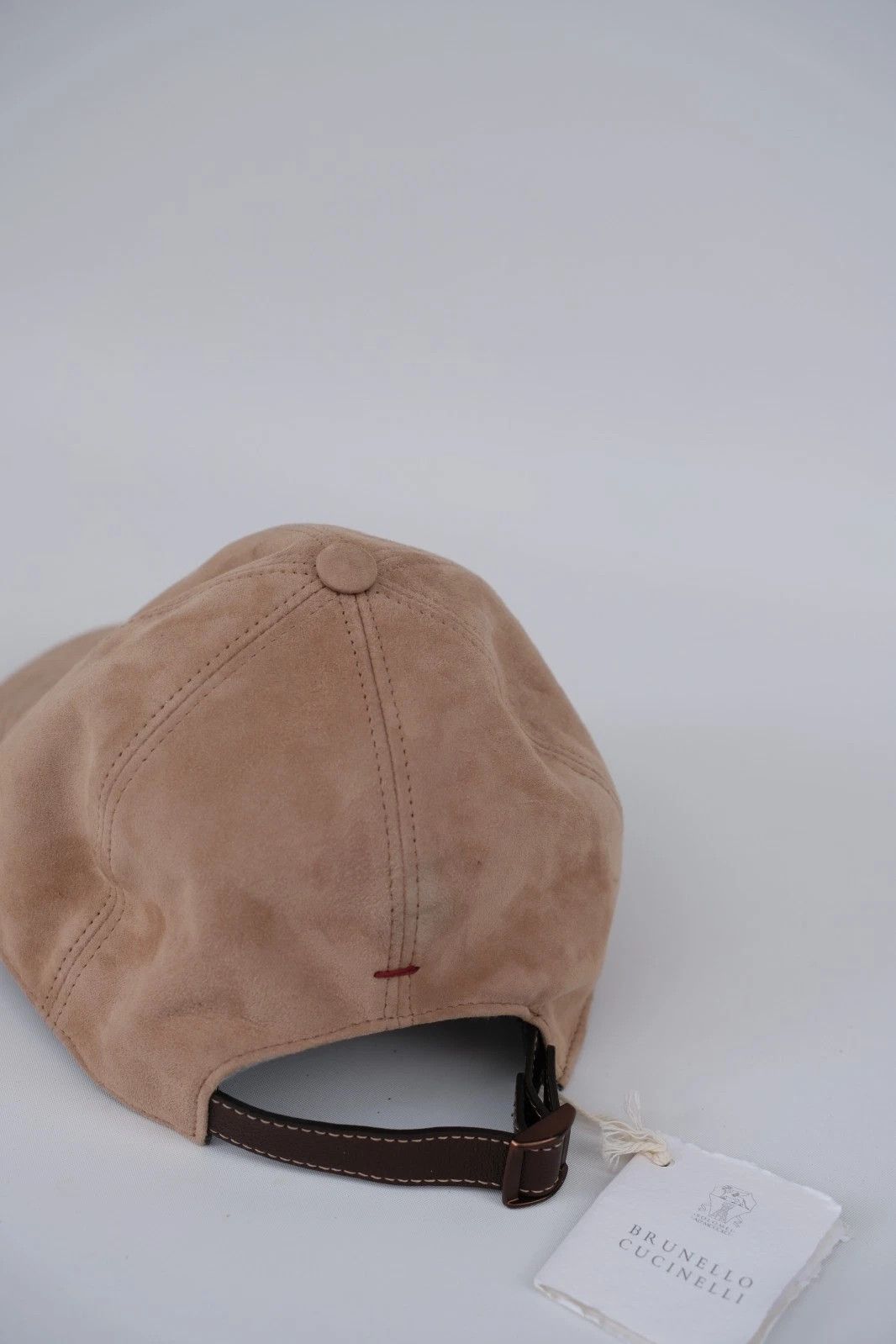 Brunello Cucinelli NEW Brunello Cucinelli Suede baseball cap Small Size ONE SIZE - 3 Thumbnail