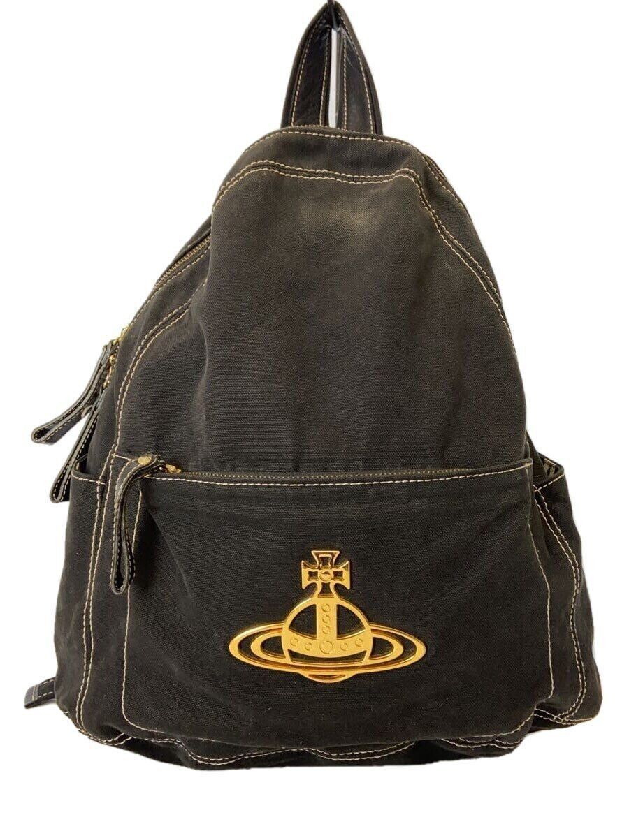Vivienne Westwood Orb Canvas Backpack Size ONE SIZE - 1 Thumbnail
