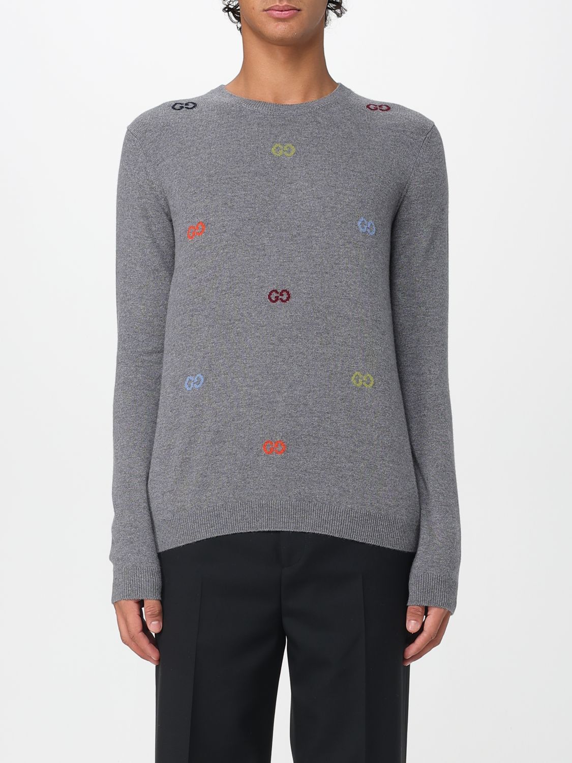 Gucci Gucci Sweater Men Grey Size US M / EU 48-50 / 2 - 1 Thumbnail
